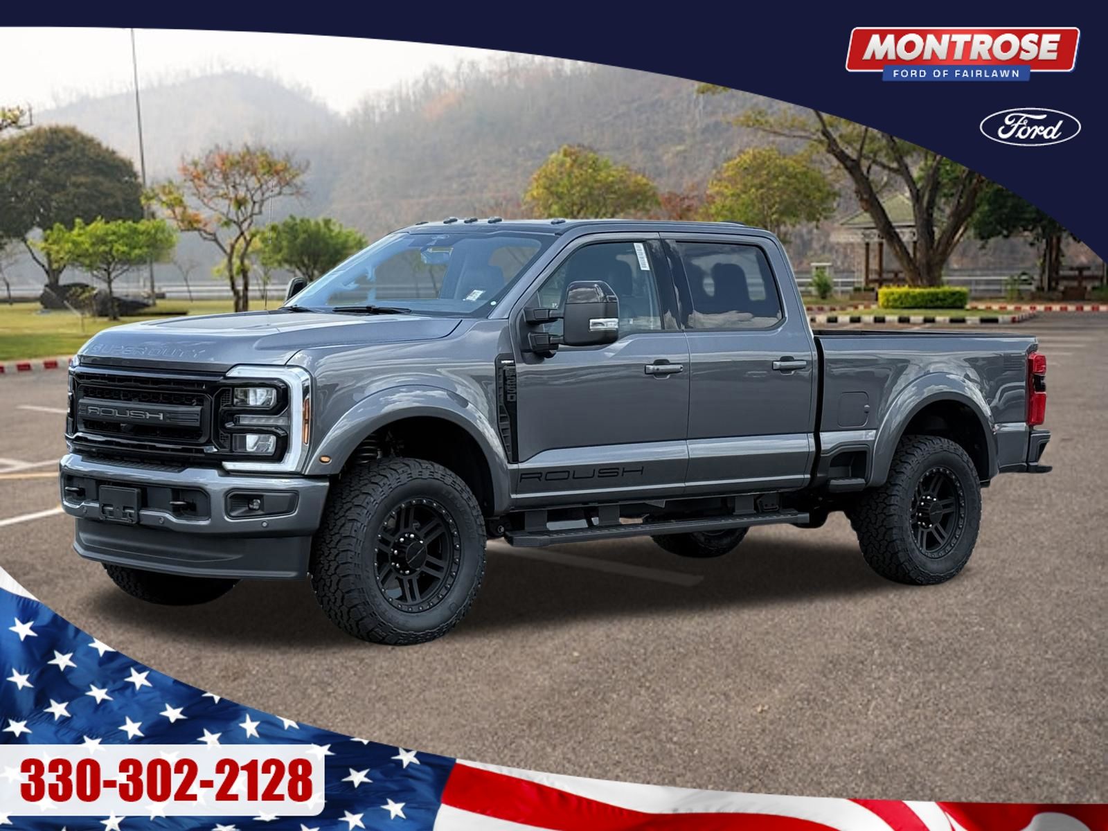 Gray Metallic 2026 Ford F-250 Super Duty Pickup Truck Four-Wheel Drive Automatic