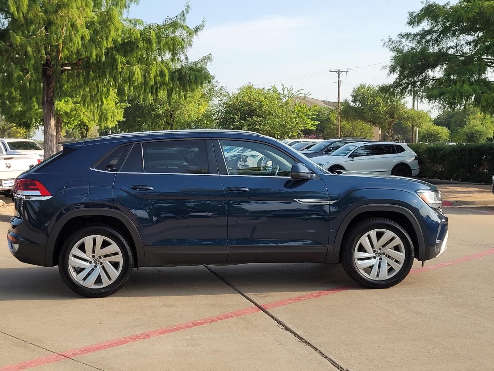 used 2022 Volkswagen Atlas Cross Sport car, priced at $22,000