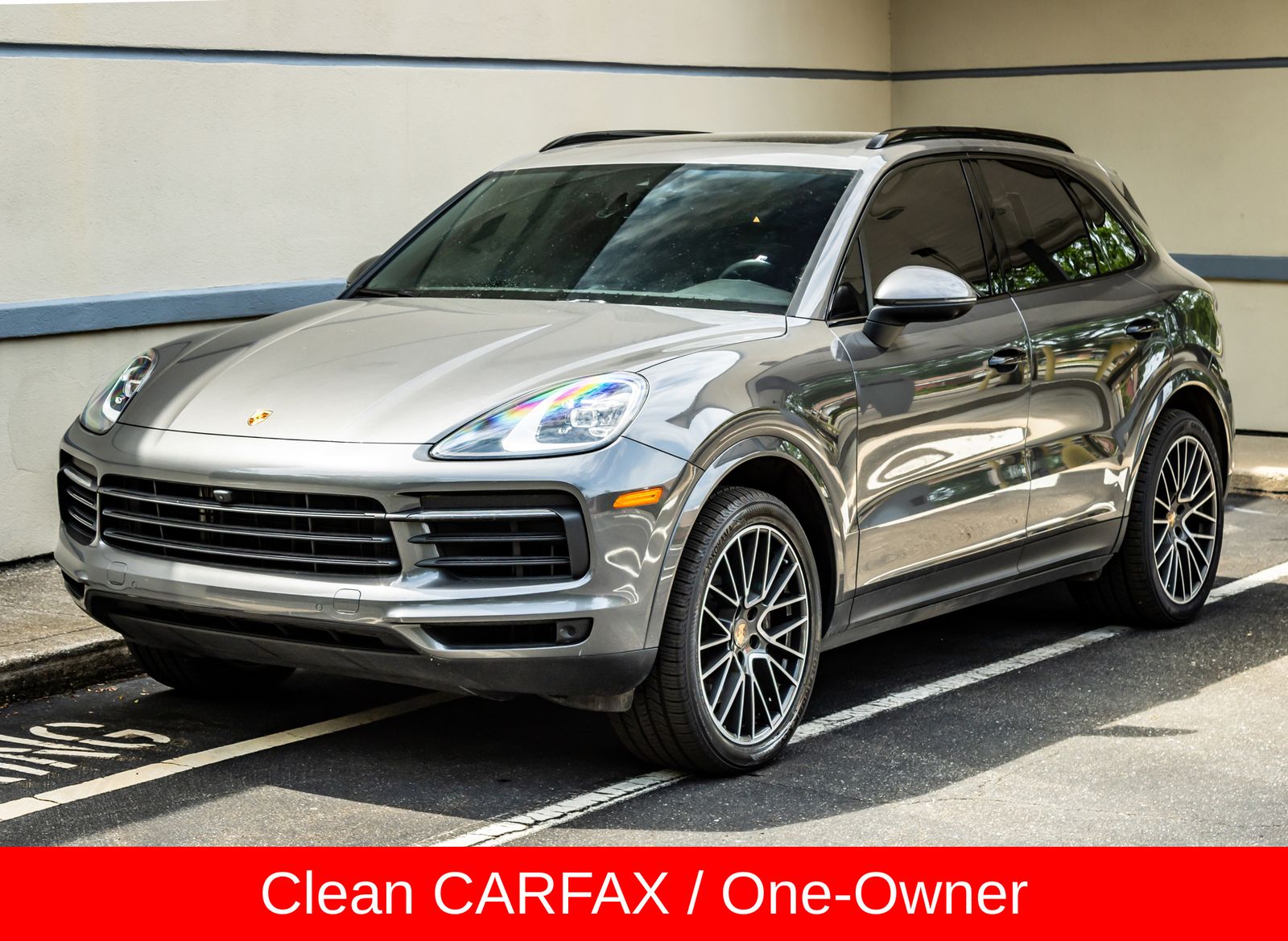 Gray (Quartzite Grey Metallic) 2023 Porsche Cayenne SUV / Crossover All-Wheel Drive 8-Speed Automatic