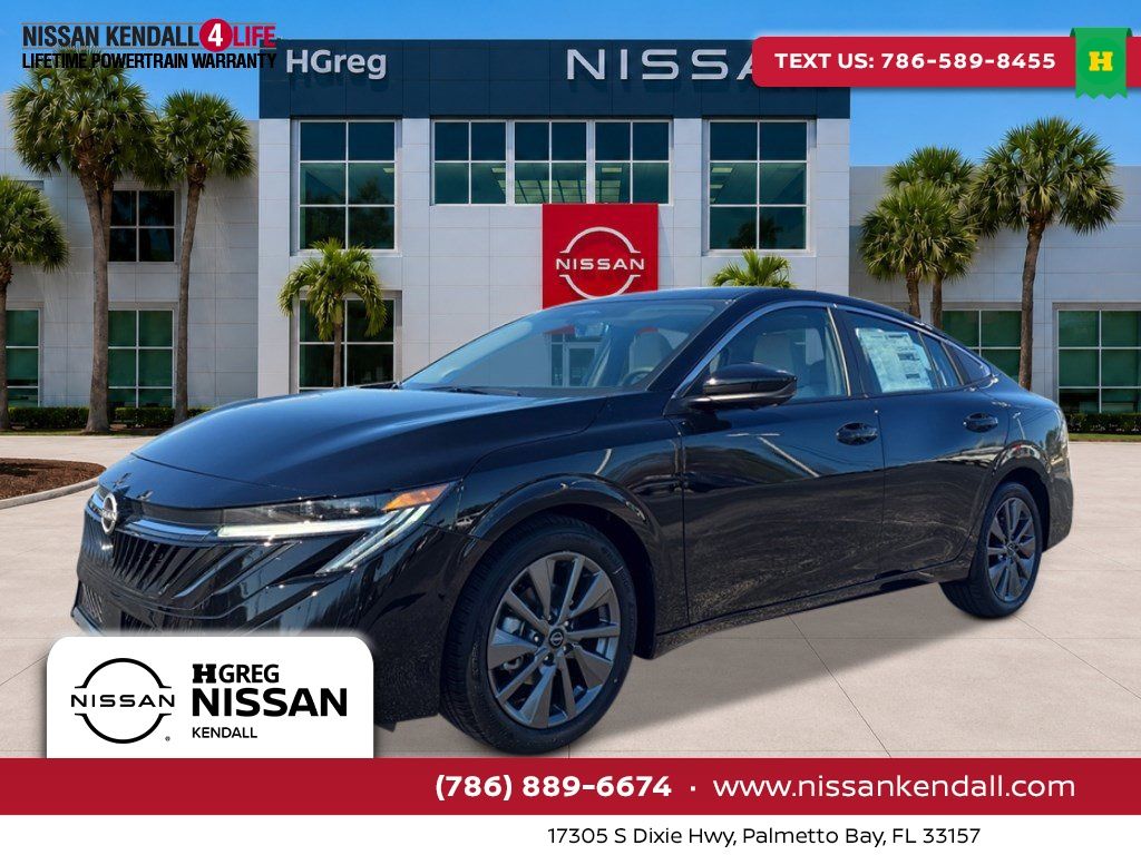 Super Black 2026 Nissan Sentra Sedan Front-Wheel Drive Continuously Variable Transmission
