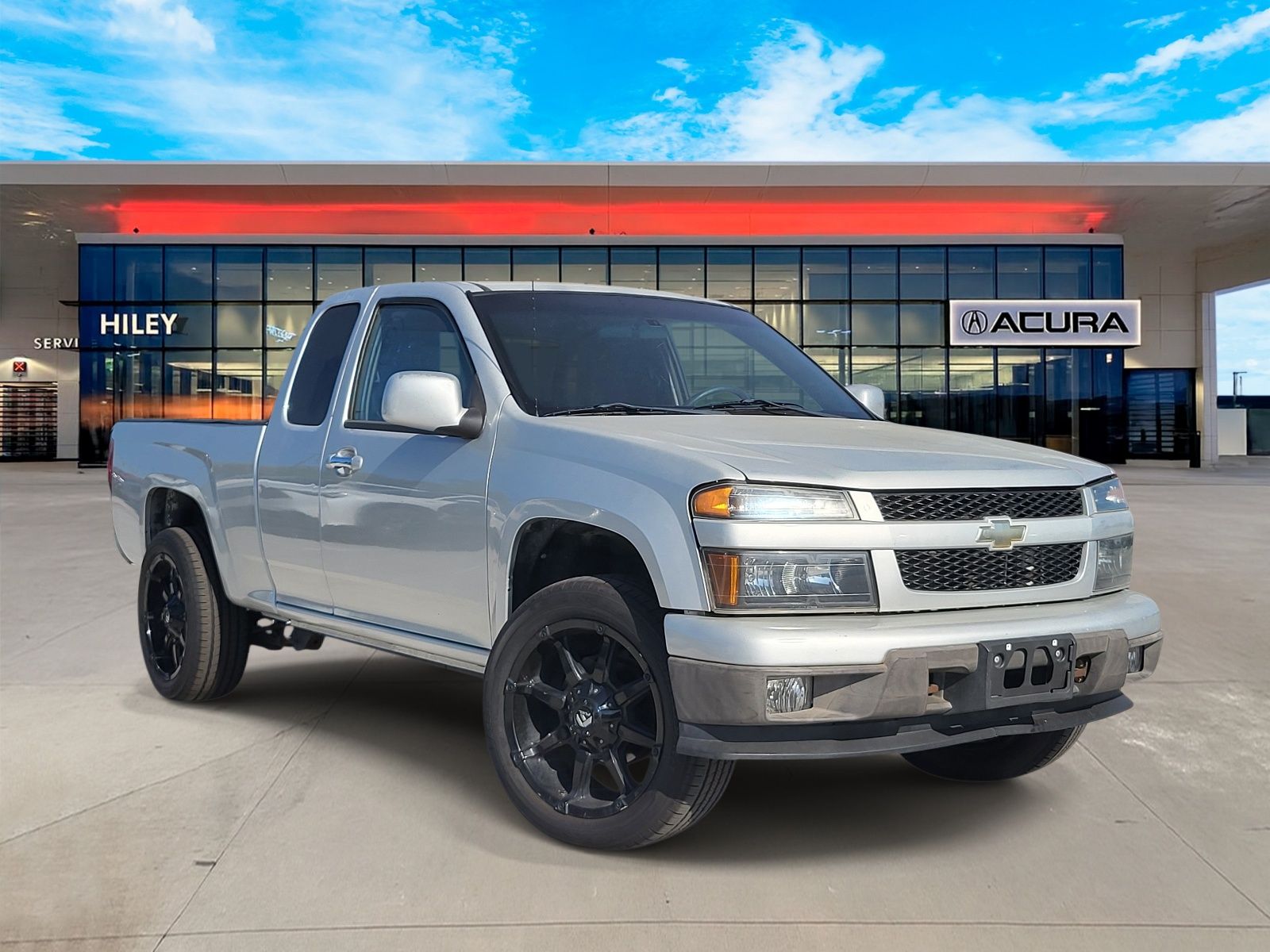 Sheer Silver Metallic 2012 Chevrolet Colorado Pickup Truck Four-Wheel Drive 4-Speed Automatic Overdrive