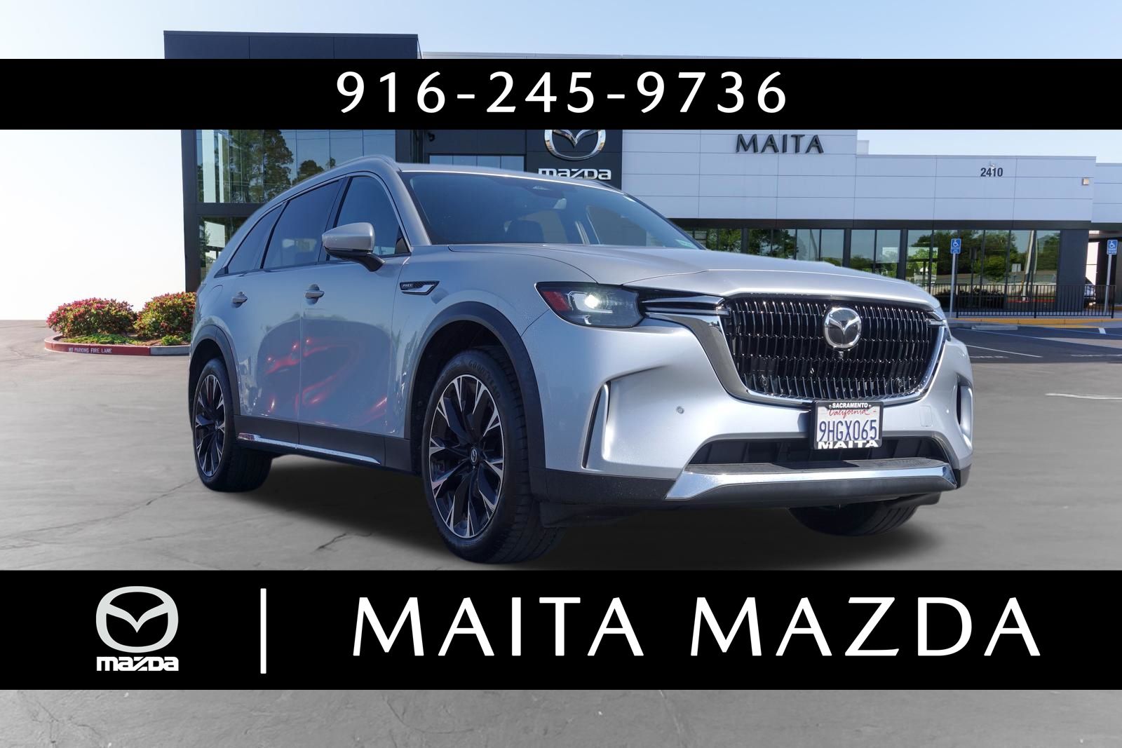 Sonic Silver 2024 Mazda CX-90 PHEV Premium Plus AWD SUV / Crossover All-Wheel Drive 8-Speed Automatic