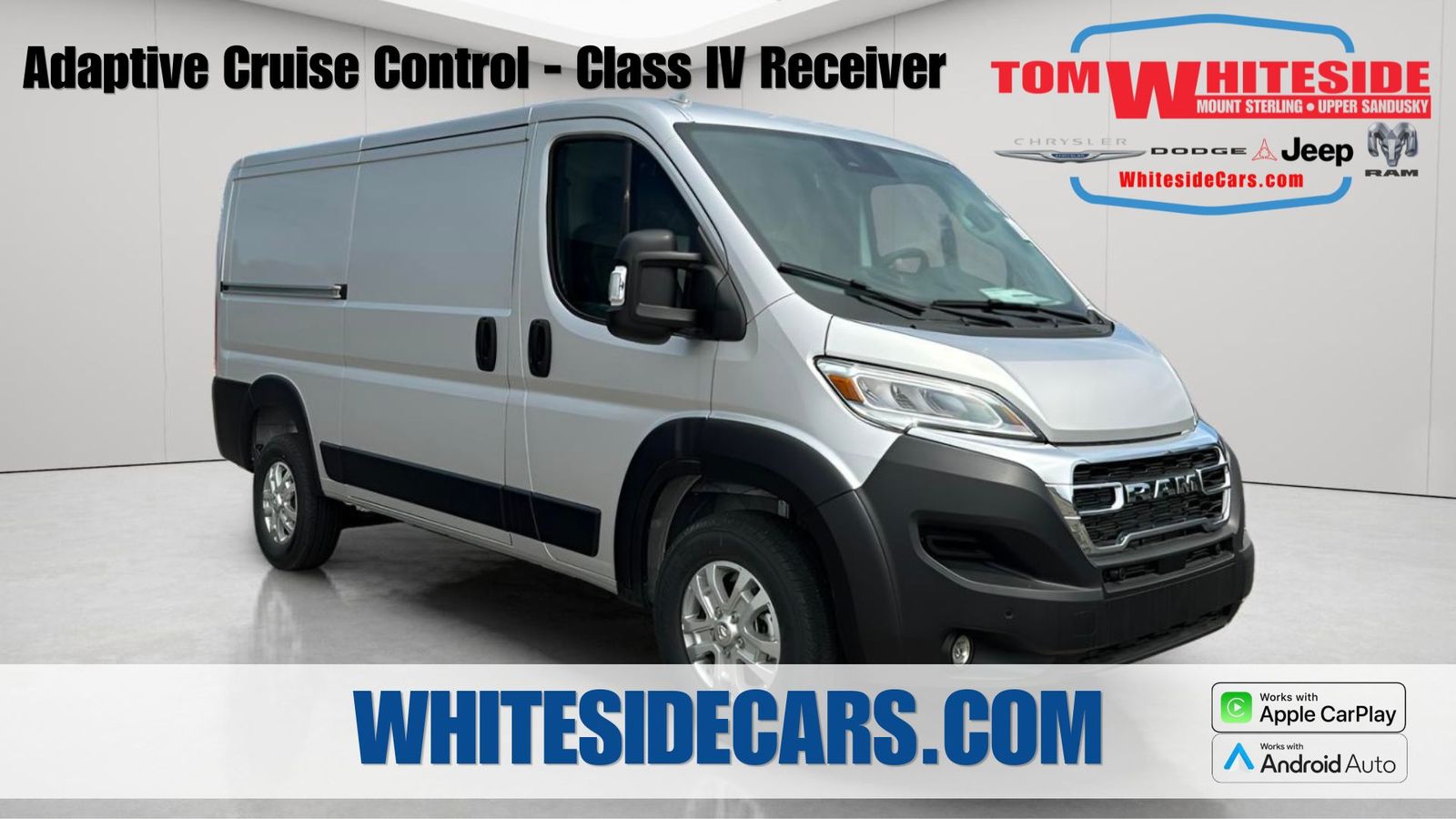 Bright Silver Clearcoat Metallic 2026 RAM ProMaster Van 9-Speed Automatic