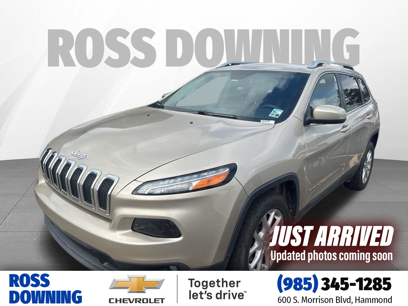 2015 Jeep Cherokee Latitude Beige at Toyota of Kenner