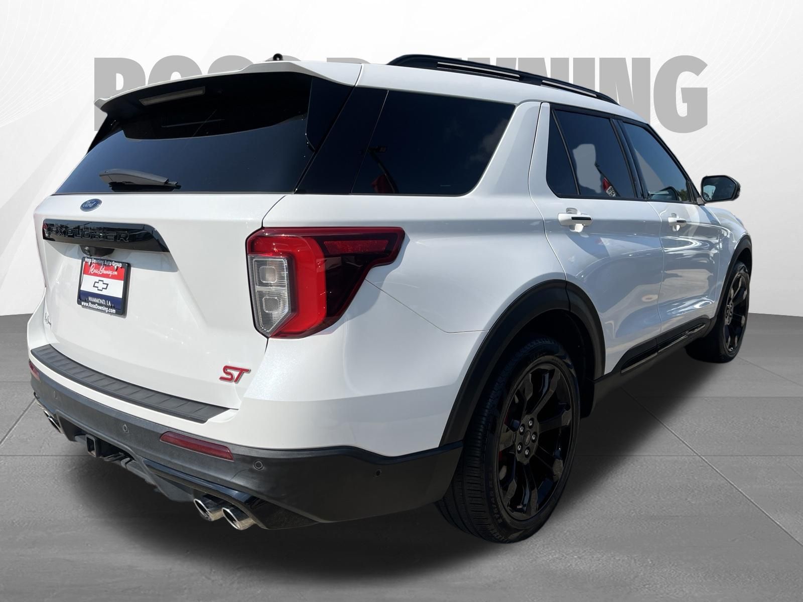 2020 Ford Explorer ST White at Ross Downing Buick GMC