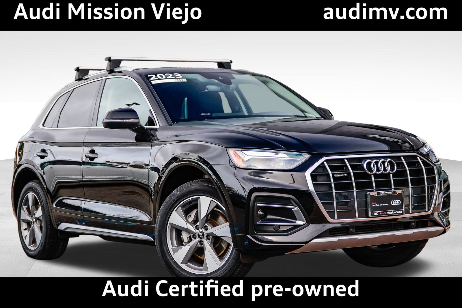 Brilliant Black 2023 Audi Q5 quattro Premium 40 TFSI SUV / Crossover All-Wheel Drive 7-Speed Automatic