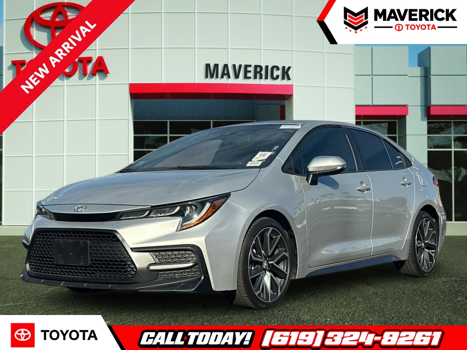 Classic Silver Metallic 2020 Toyota Corolla Sedan Front-Wheel Drive Continuously Variable Transmission