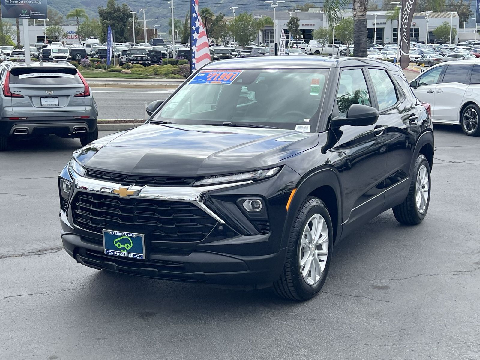 Mosaic Black Metallic 2024 Chevrolet Trailblazer LS FWD SUV / Crossover Front-Wheel Drive Continuously Variable Transmission