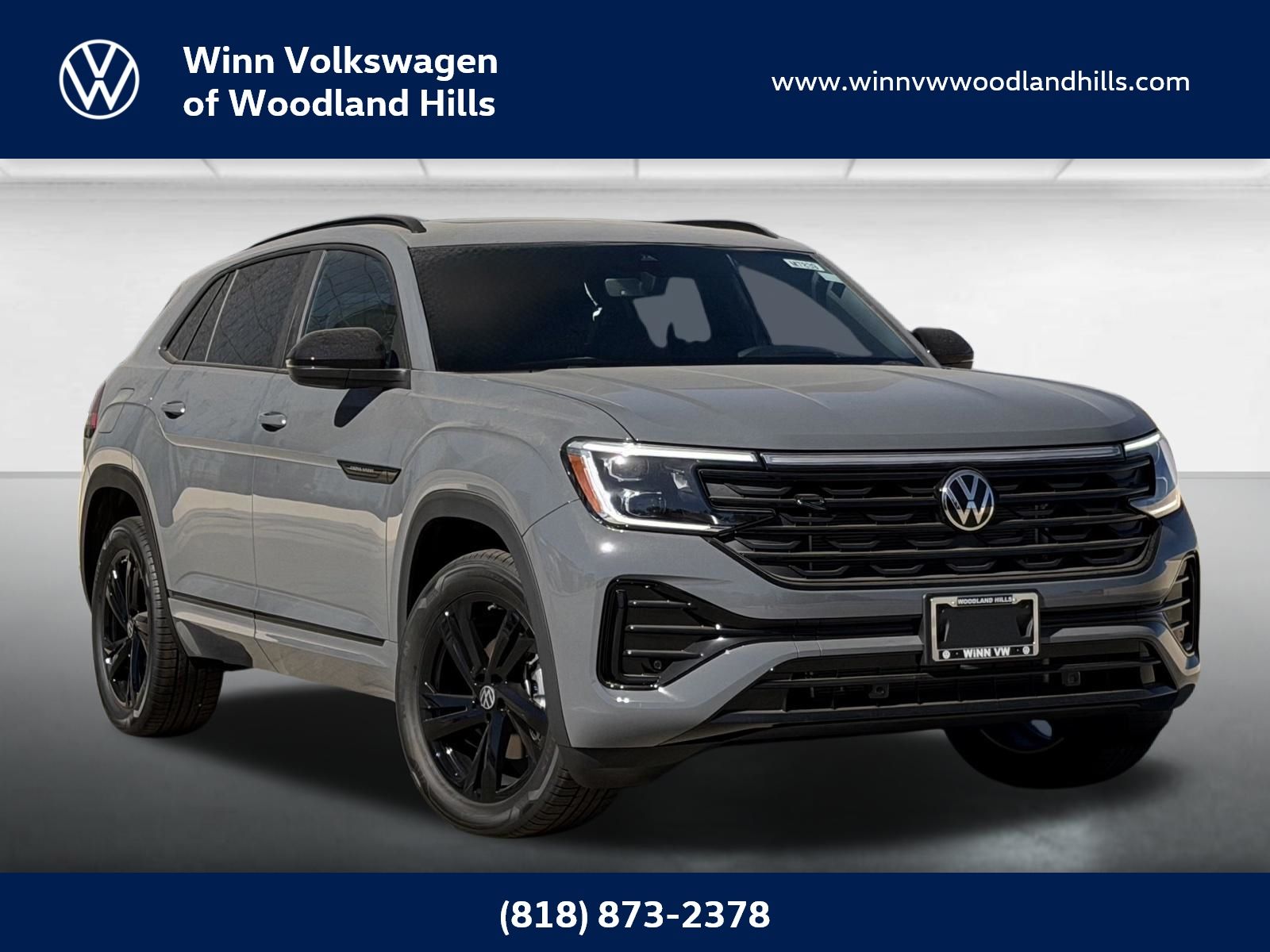 2026 Volkswagen Atlas Cross Sport 2.0T SEL R-Line Black