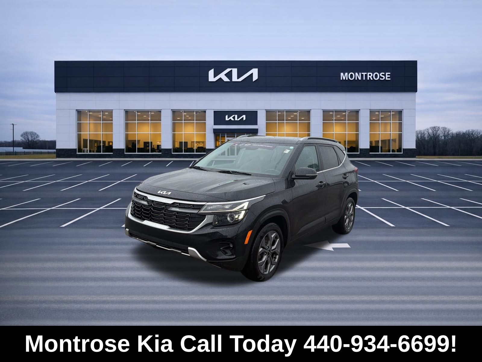 Fusion Black 2024 Kia Seltos S AWD SUV / Crossover All-Wheel Drive Continuously Variable Transmission