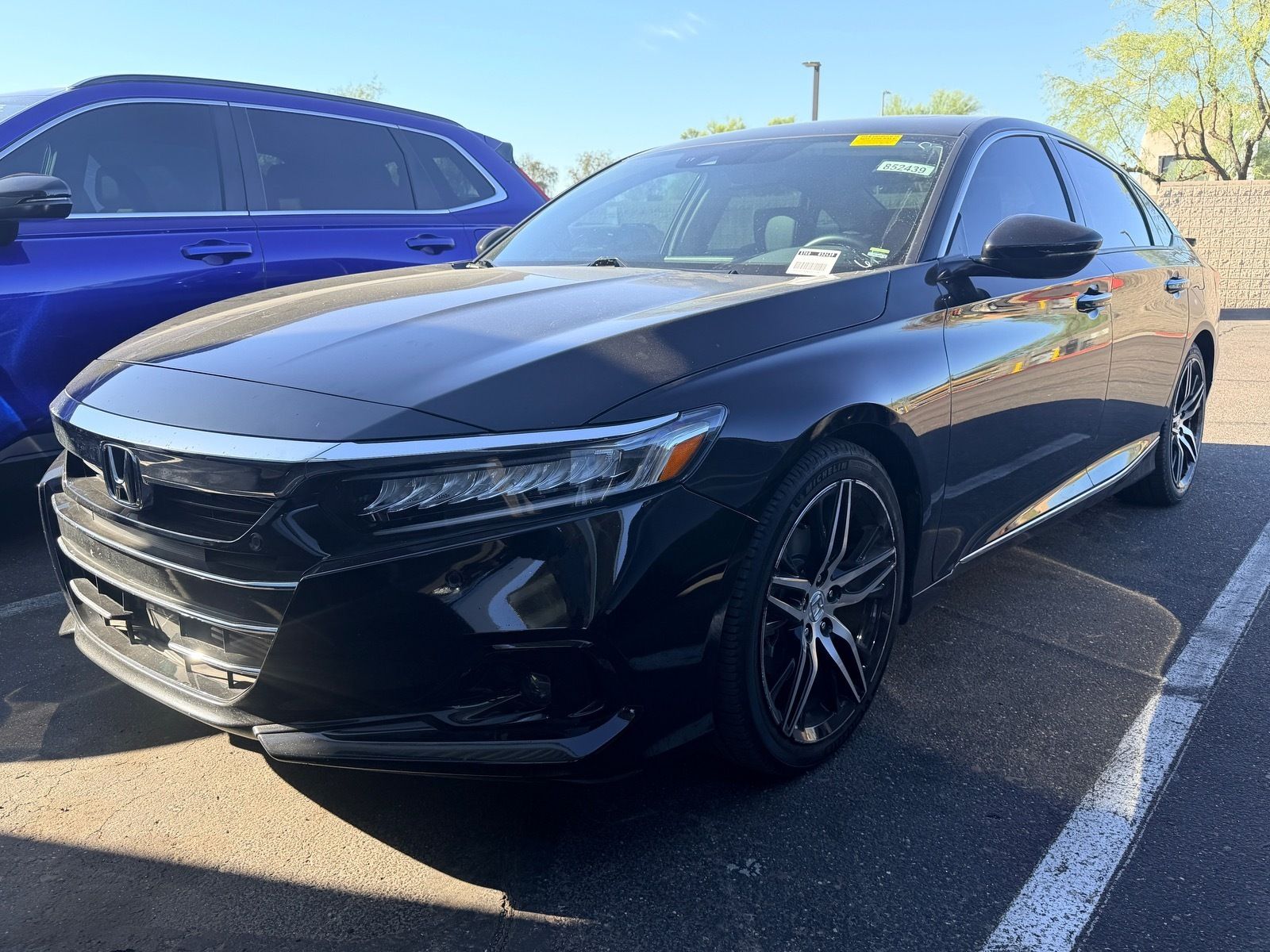 Black 2021 Honda Accord Touring FWD Sedan Front-Wheel Drive Automatic