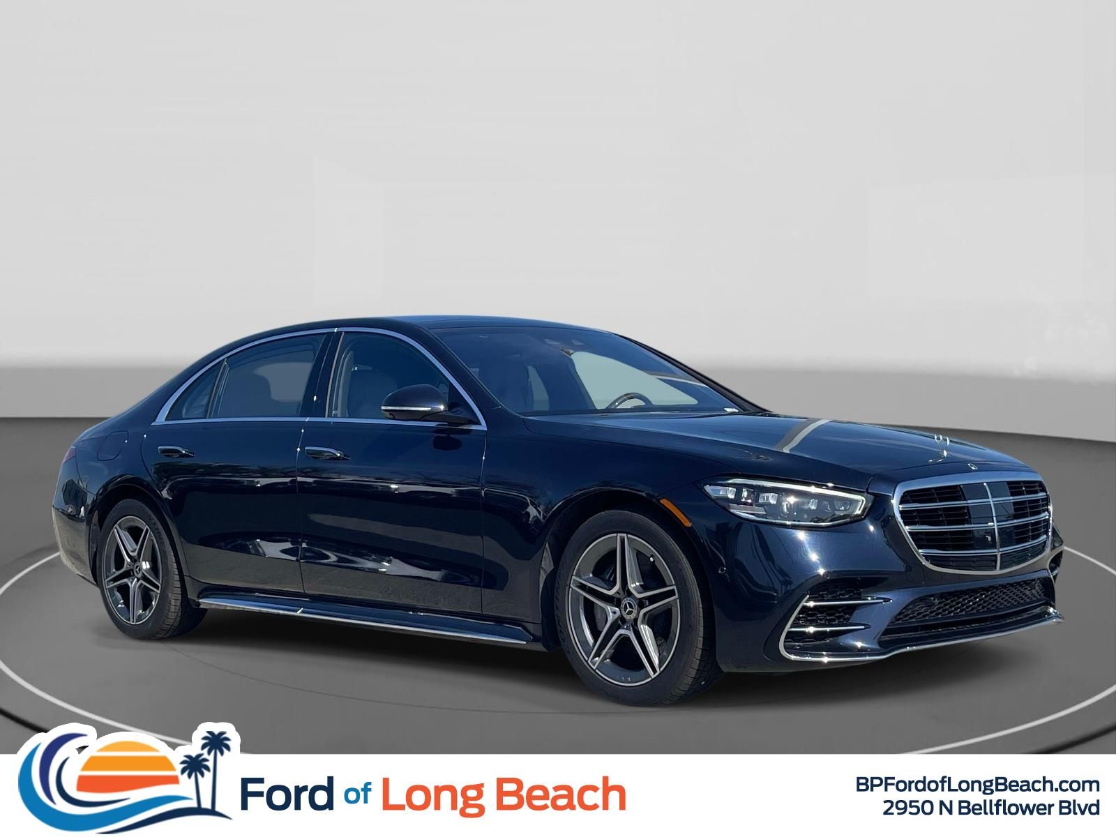 Nautical Blue Metallic 2022 Mercedes-Benz S-Class Sedan All-Wheel Drive 9-Speed Automatic