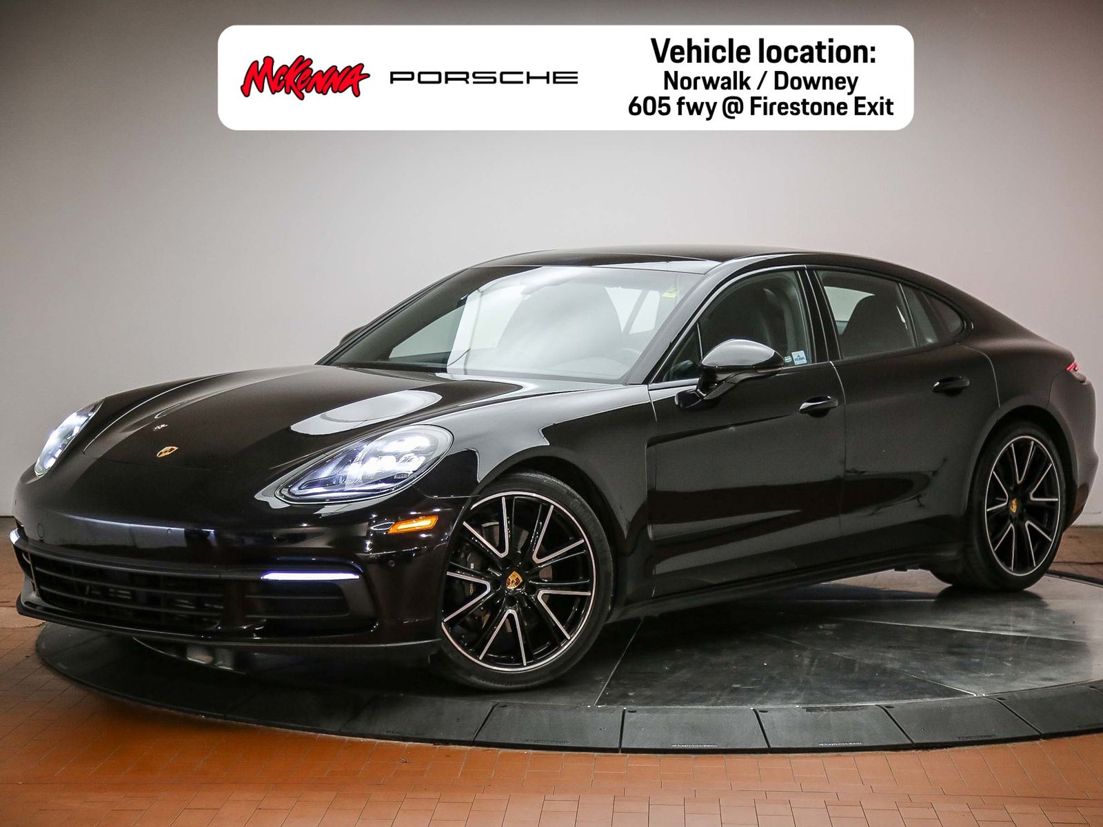 Black 2018 Porsche Panamera Sedan 8-Speed Automatic