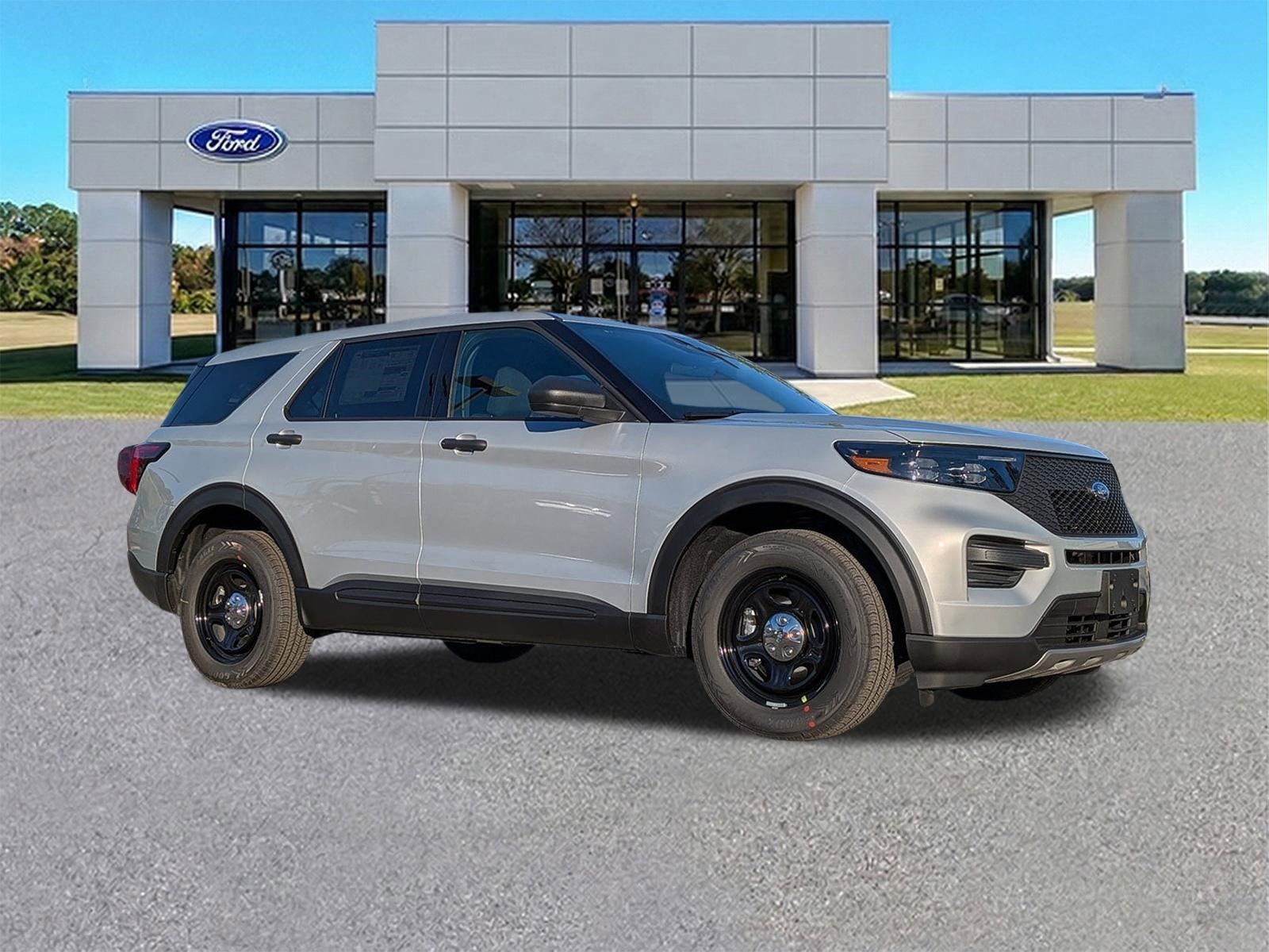 Silver Gray Metallic 2026 Ford Explorer Police Interceptor Utility AWD SUV / Crossover All-Wheel Drive Automatic