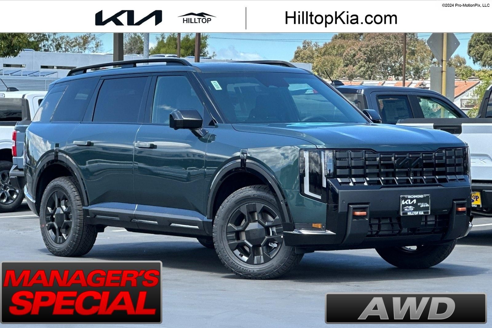 Black Jade Green 2027 Kia Telluride SUV / Crossover All-Wheel Drive 8-Speed Automatic