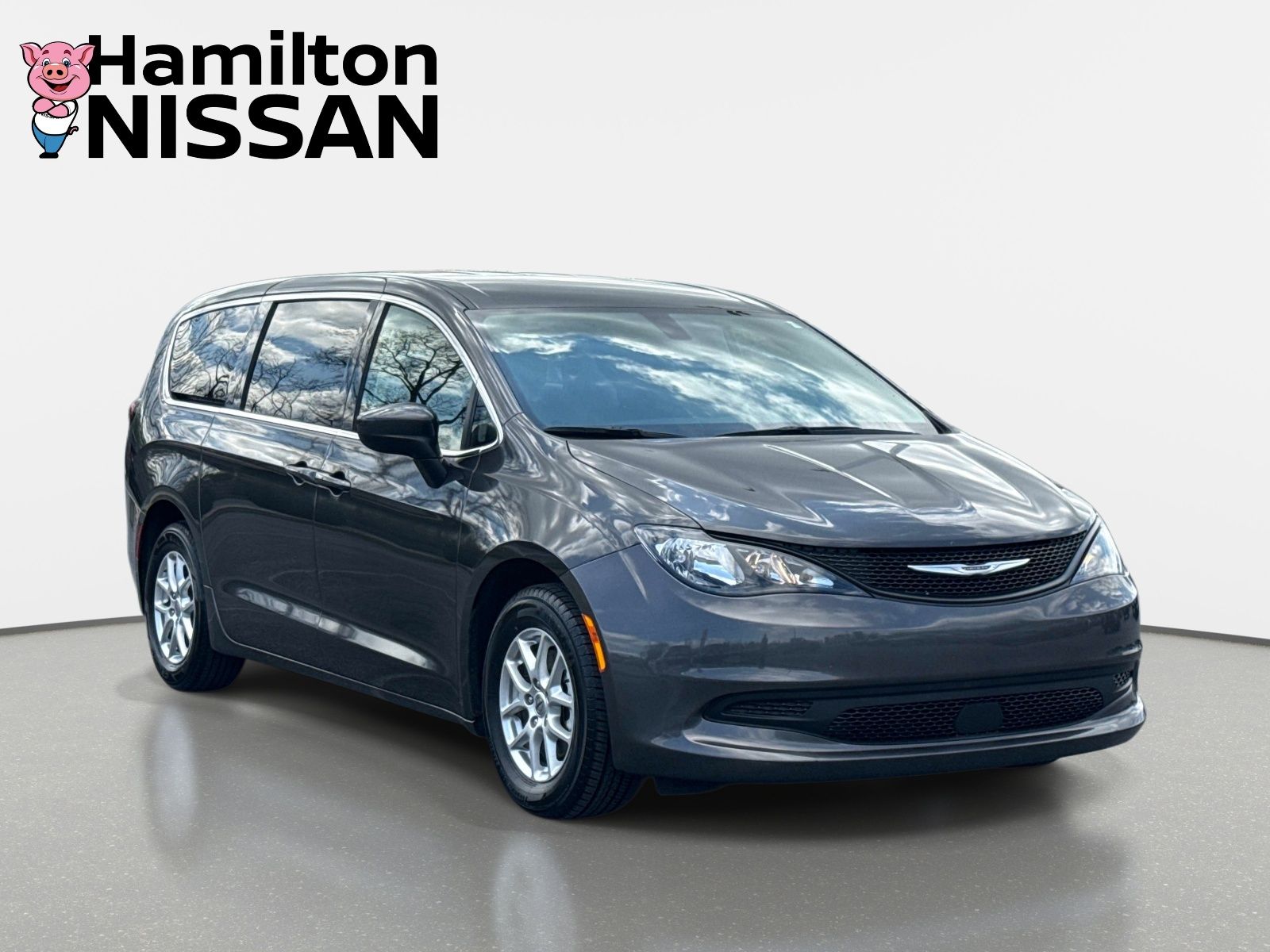 Gray (Granite Crystal Metallic Clearcoat) 2022 Chrysler Voyager LX FWD Minivan Front-Wheel Drive 9-Speed Automatic