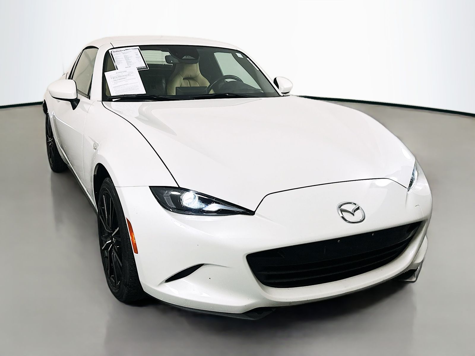 Snowflake White Pearl Mica 2024 Mazda MX-5 Miata RF Grand Touring RWD Convertible Rear-Wheel Drive 6-Speed Manual