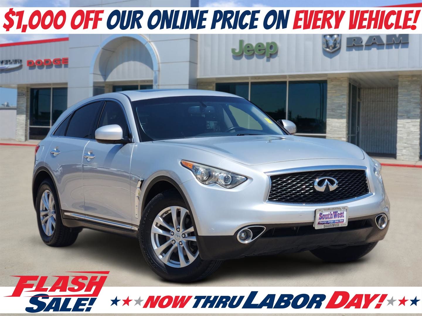 2017 INFINITI QX70 RWD