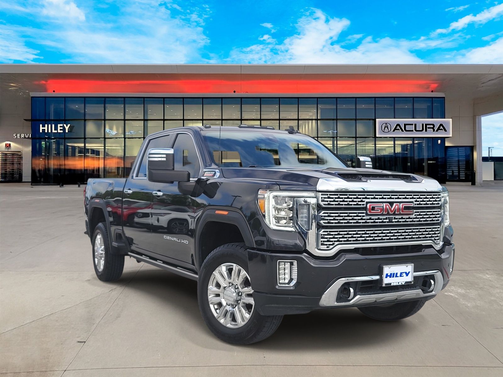 Carbon Black Metallic 2021 GMC Sierra 3500HD Pickup Truck Four-Wheel Drive Automatic