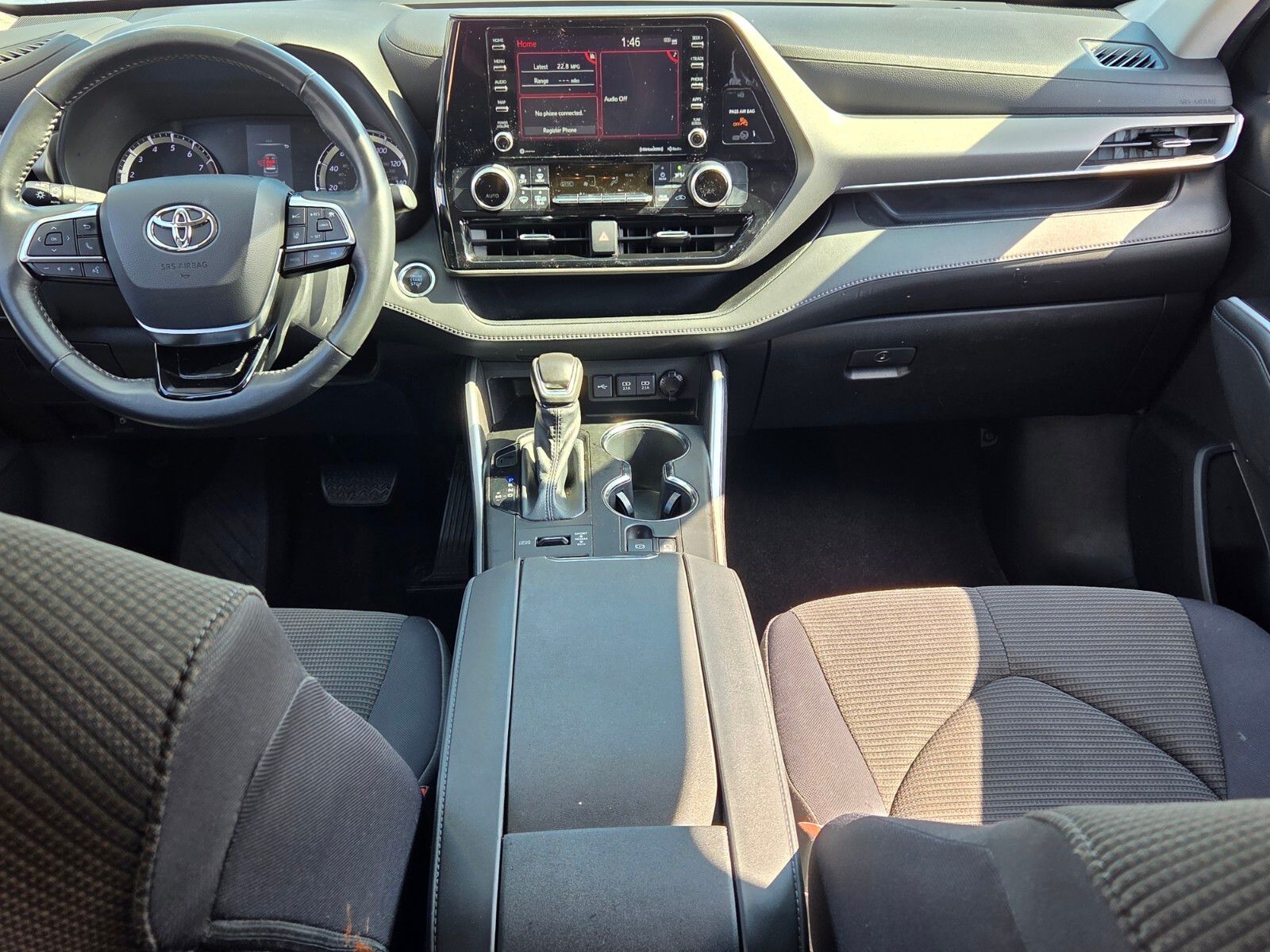 Used 2021 White Toyota LE image 8