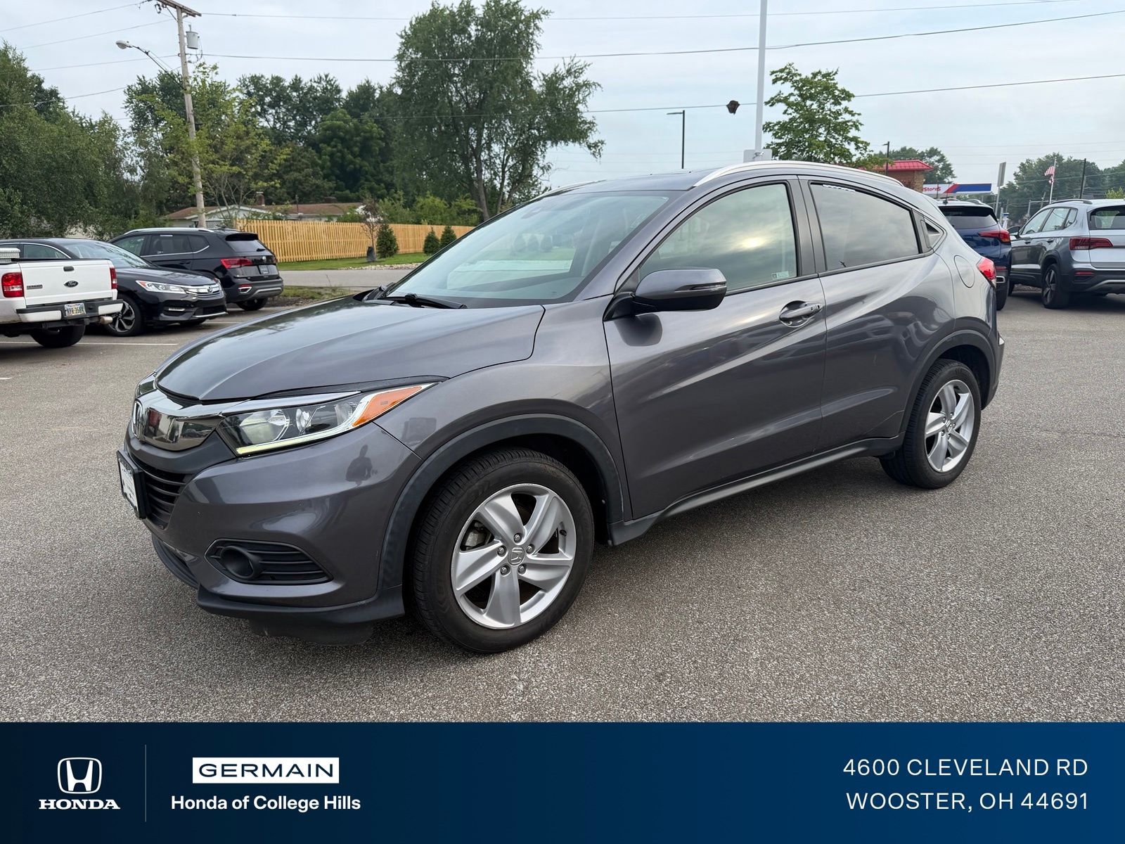 Gray (Modern Steel Metallic) 2020 Honda HR-V SUV / Crossover All-Wheel Drive Continuously Variable Transmission