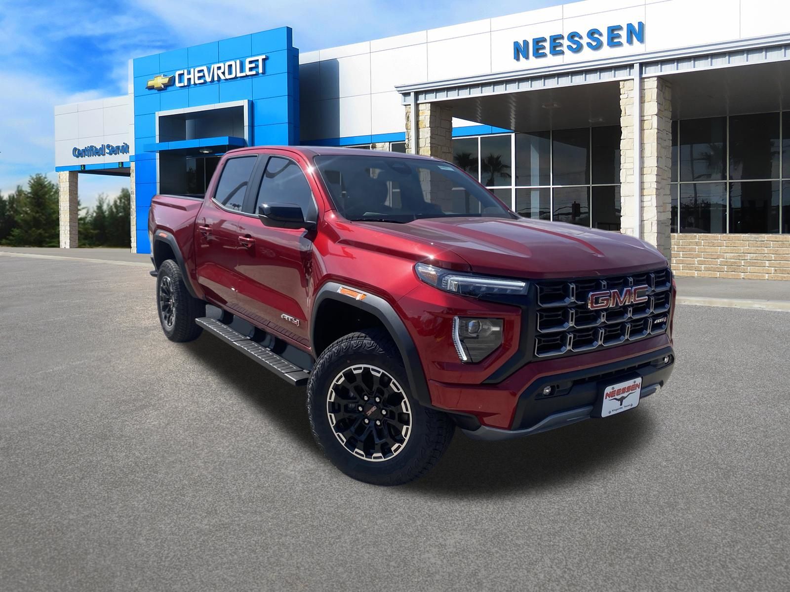 Volcanic Red 2026 GMC Canyon Pickup Truck Four-Wheel Drive 8-Speed Automatic
