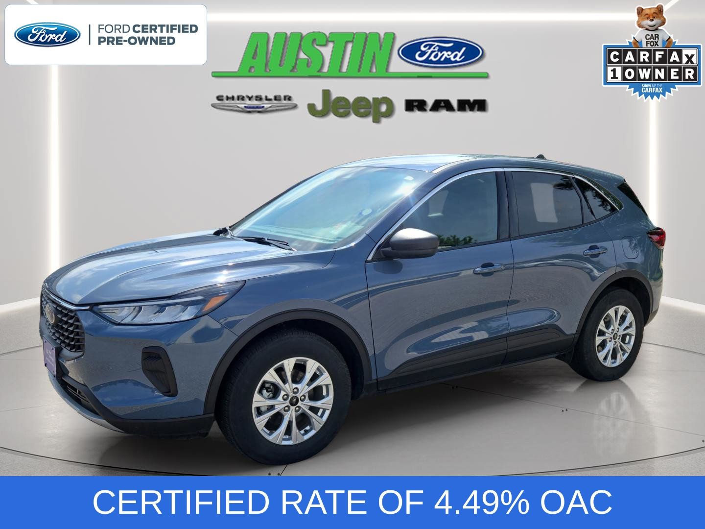 Vapor Blue 2023 Ford Escape SUV / Crossover All-Wheel Drive 8-Speed Automatic