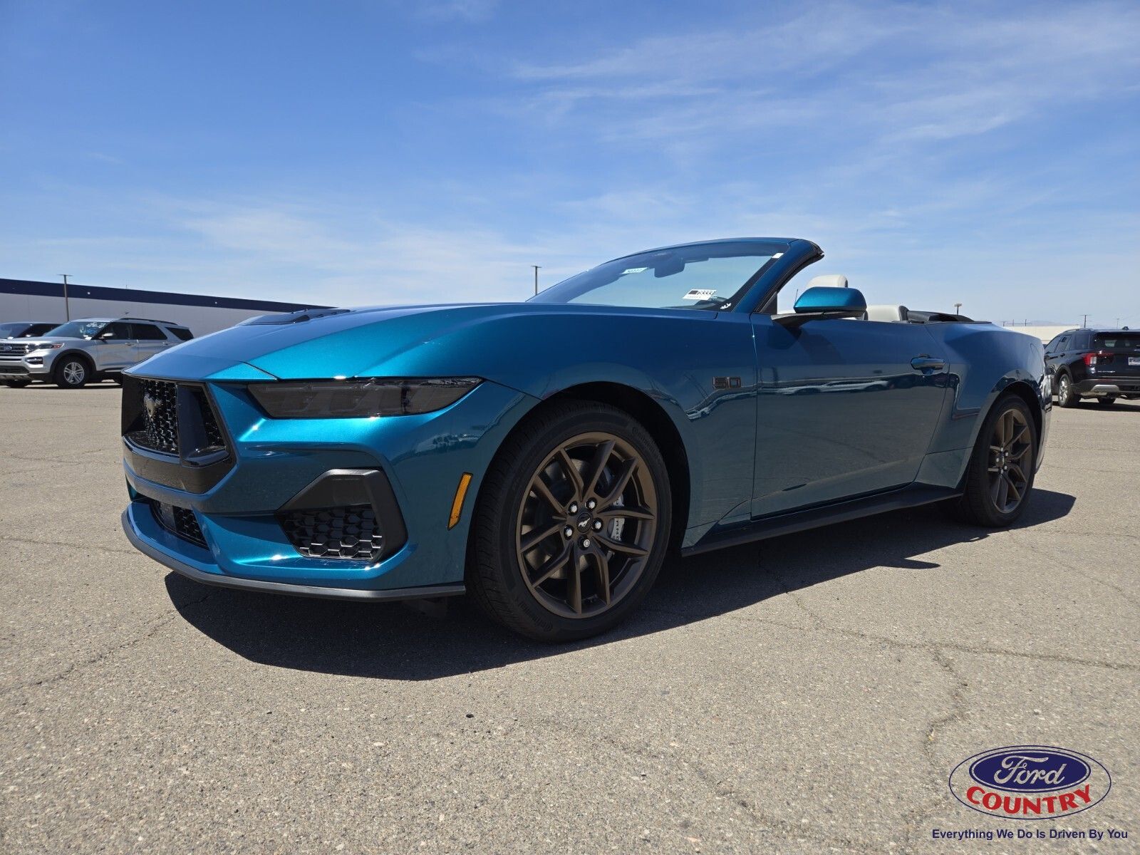 New Adriatic Blue Metallic 2026 Ford Mustang GT Premium for Sale