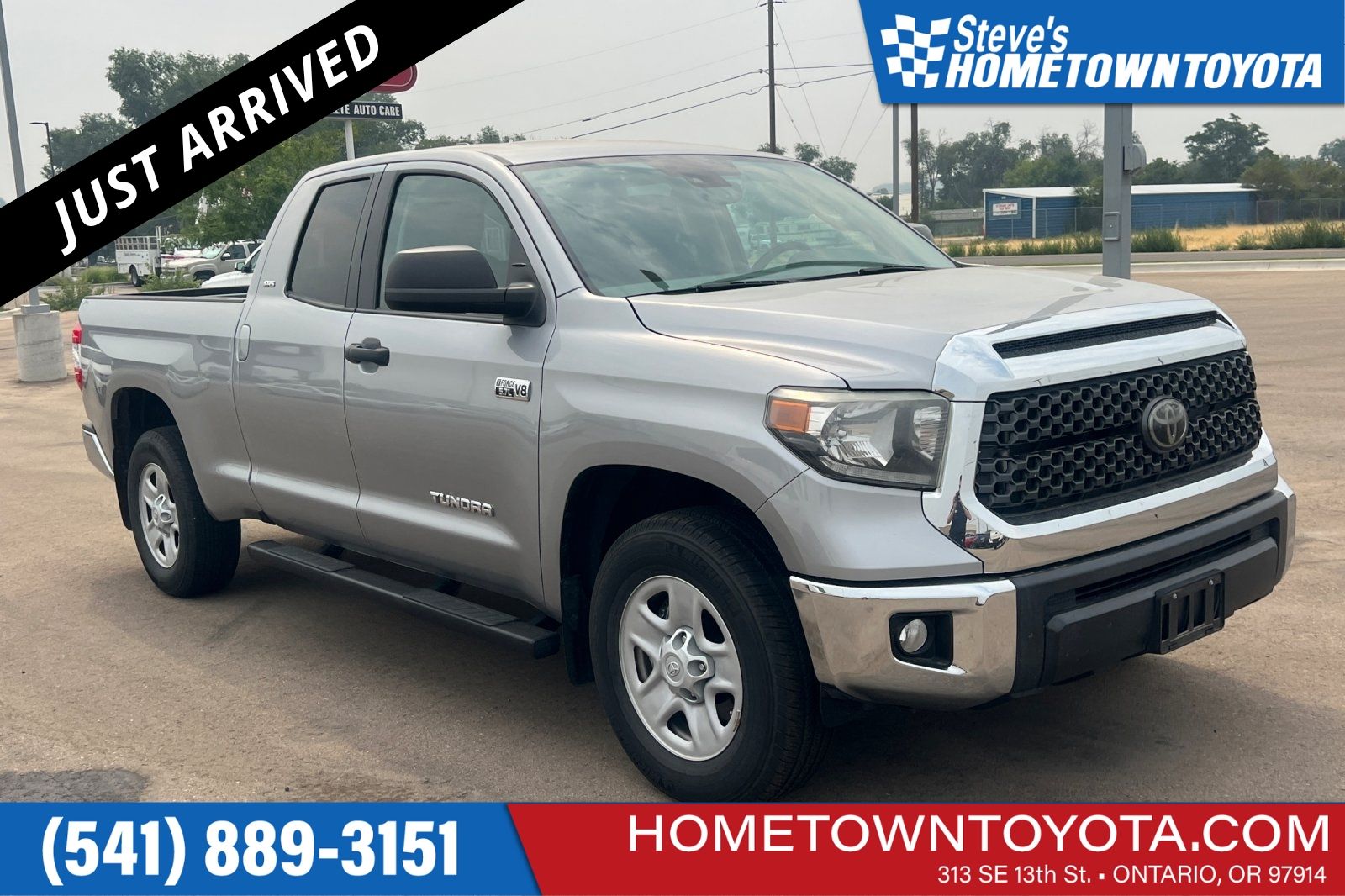 Silver Sky Metallic 2021 Toyota Tundra Pickup Truck 4X2 6-Speed Automatic Overdrive