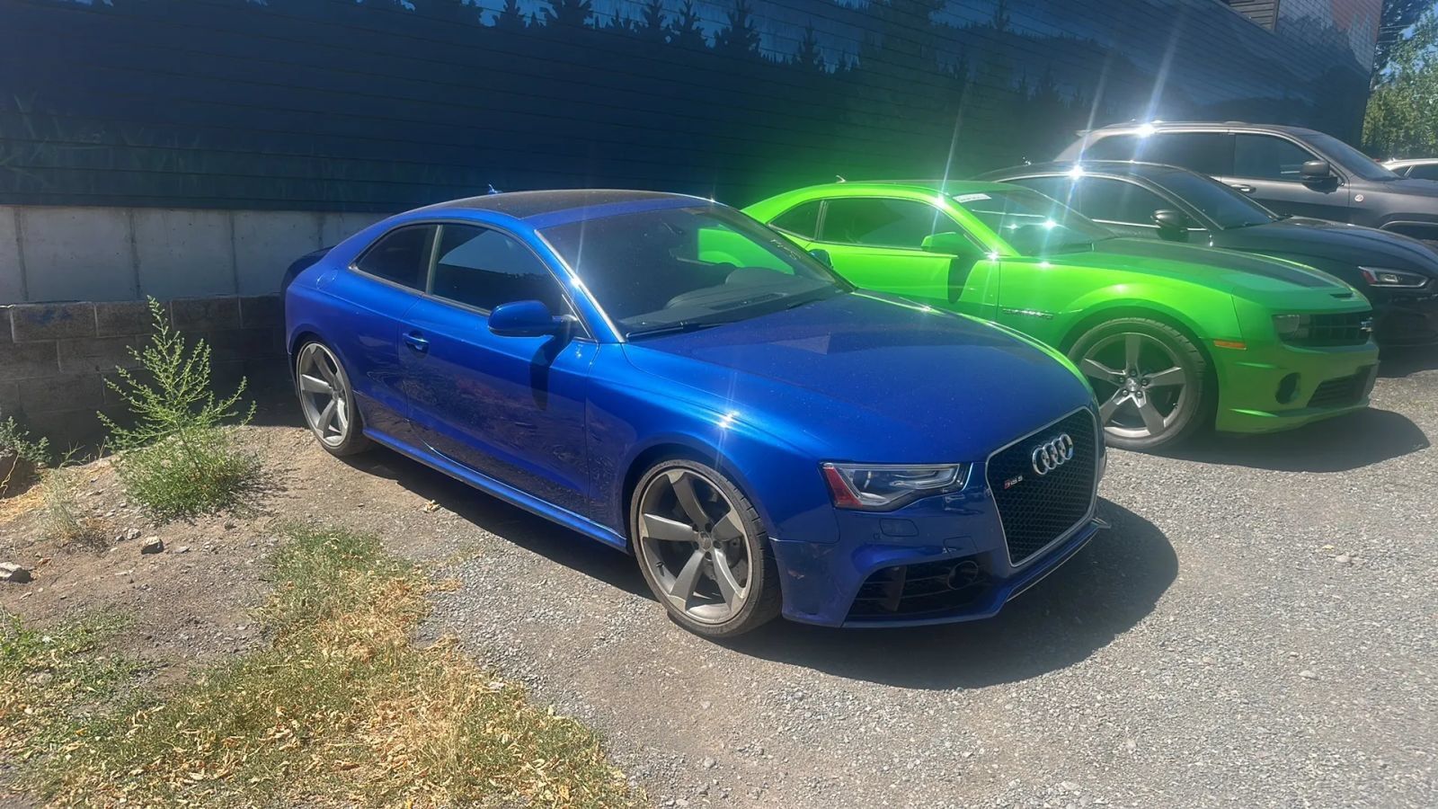Blue 2013 Audi RS 5 Coupe 7-Speed Automatic