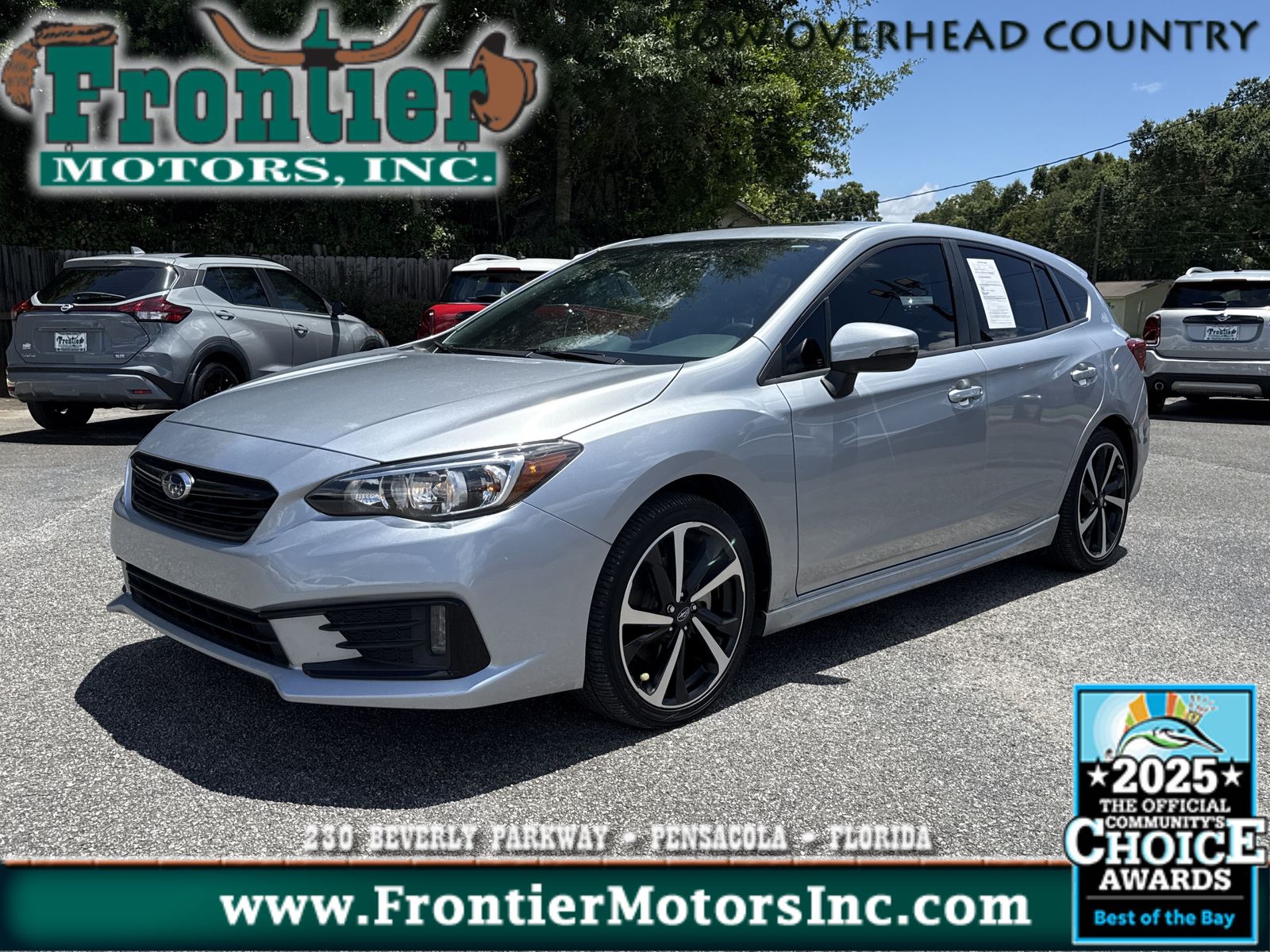 Ice Silver Metallic 2023 Subaru Impreza Wagon All-Wheel Drive Continuously Variable Transmission