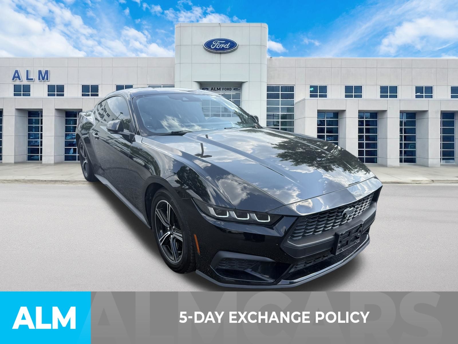 Used 2024 Shadow Black Ford EcoBoost Premium image 3