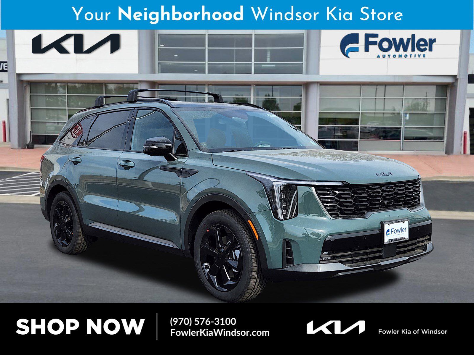 Cityscape Green 2026 Kia Sorento Hybrid X-Line SX-Prestige AWD SUV / Crossover All-Wheel Drive 6-Speed Automatic
