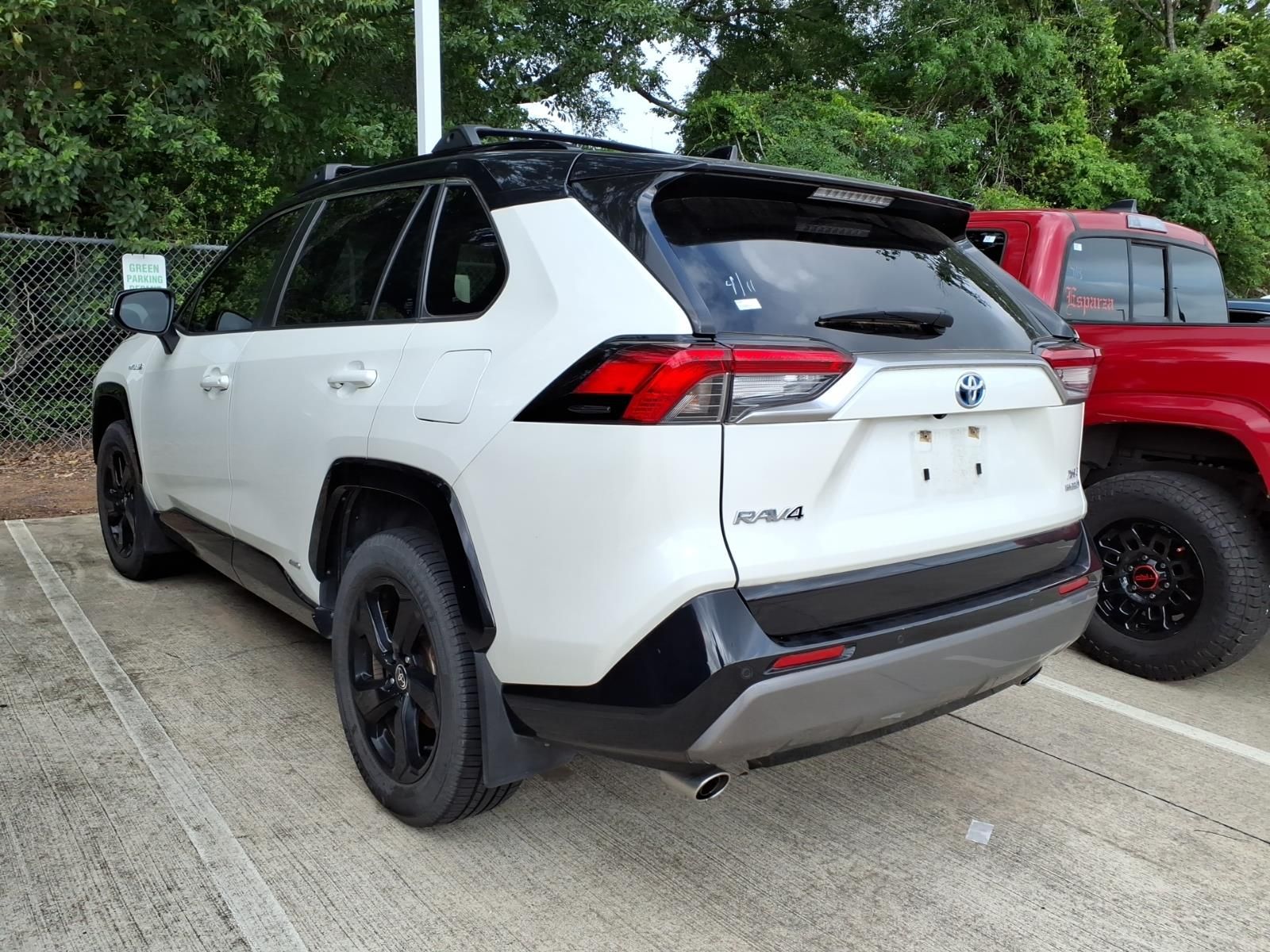 2021 Toyota RAV4 Hybrid XSE White at North Houston Mitsubishi