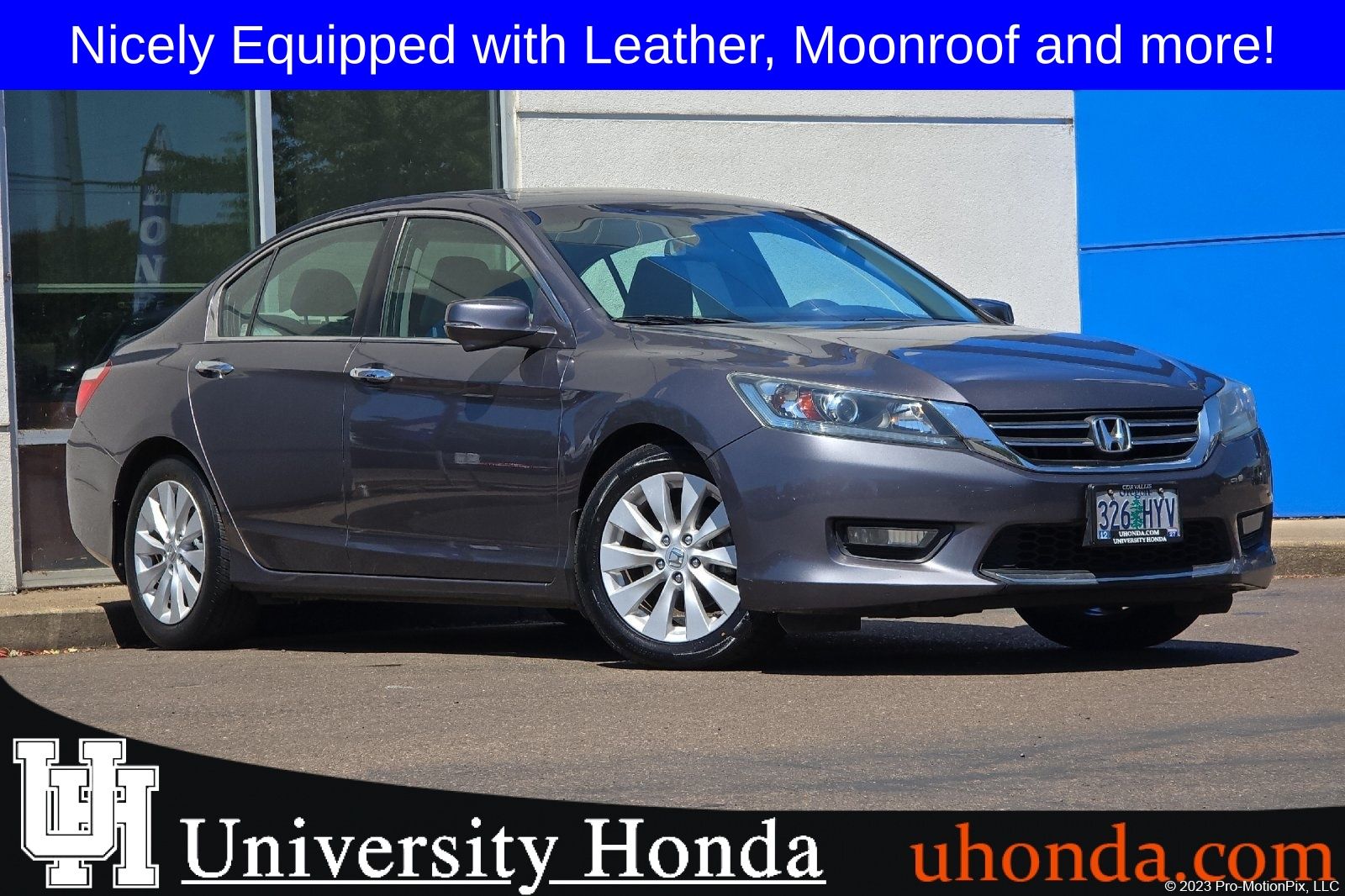 Gray (Modern Steel Metallic) 2015 Honda Accord Sedan Front-Wheel Drive Continuously Variable Transmission