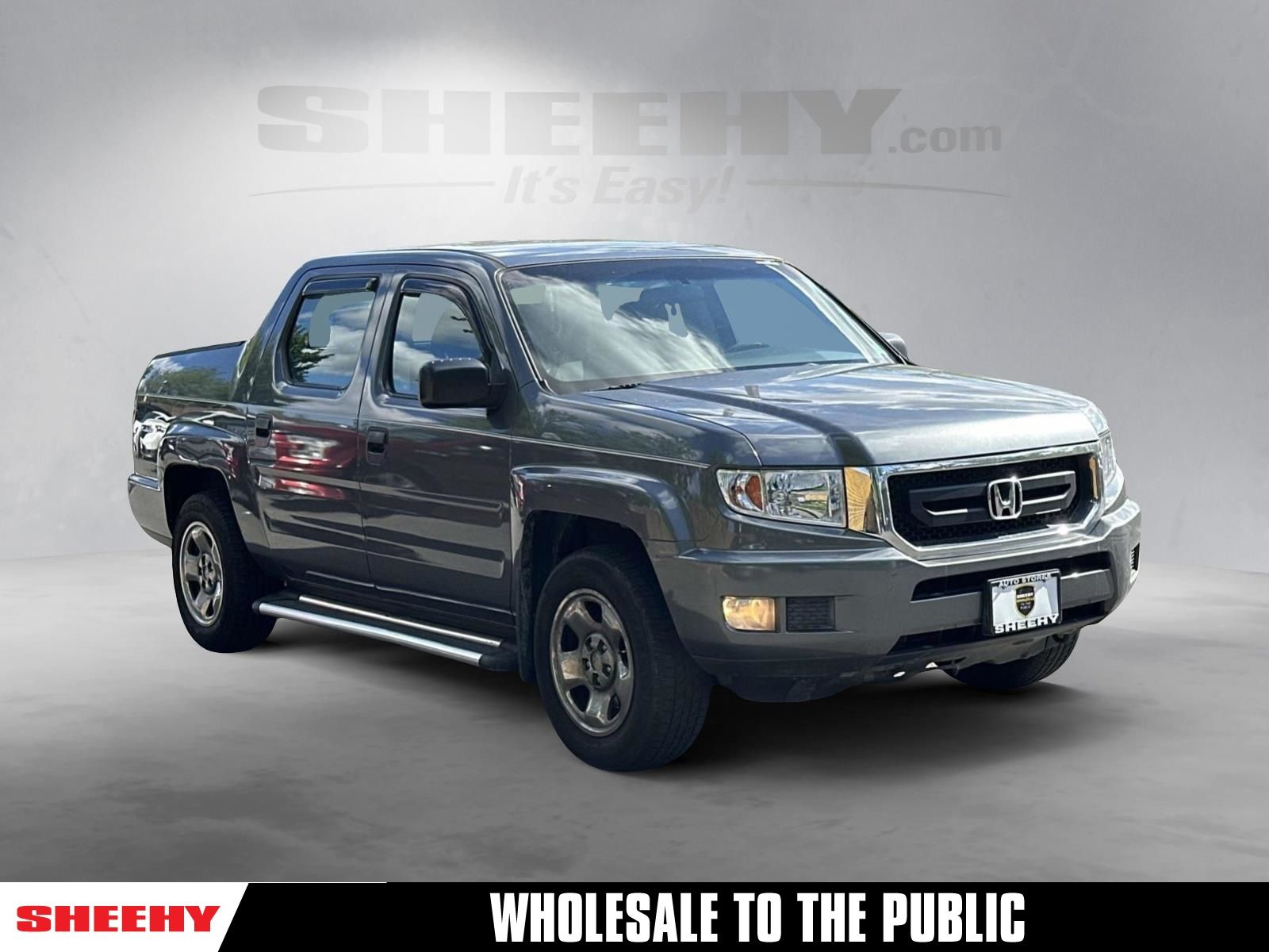 Polished Metal Metallic 2010 Honda Ridgeline RT Pickup Truck Four-Wheel Drive 5-Speed Automatic