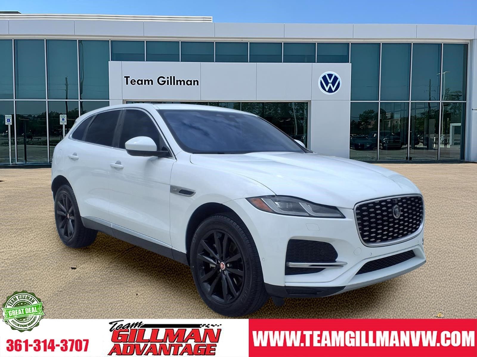 Fuji White 2021 Jaguar F-PACE P250 S AWD SUV / Crossover All-Wheel Drive 8-Speed Automatic