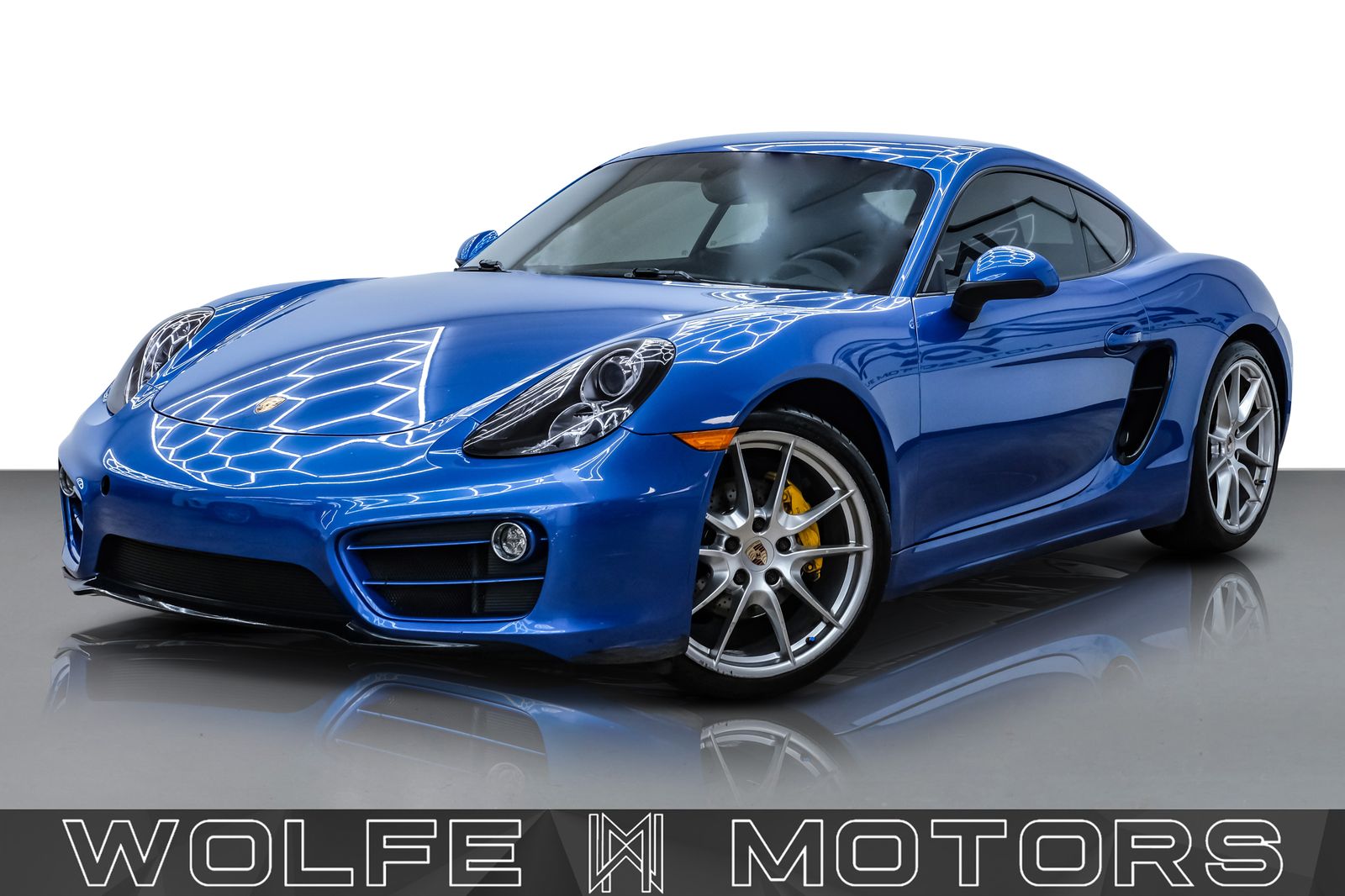Teal (Aqua Blue Metallic) 2014 Porsche Cayman Coupe Rear-Wheel Drive 7-Speed Automatic