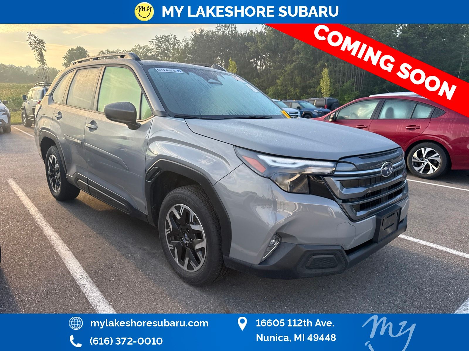 River Rock Pearl 2025 Subaru Forester SUV / Crossover All-Wheel Drive Continuously Variable Transmission