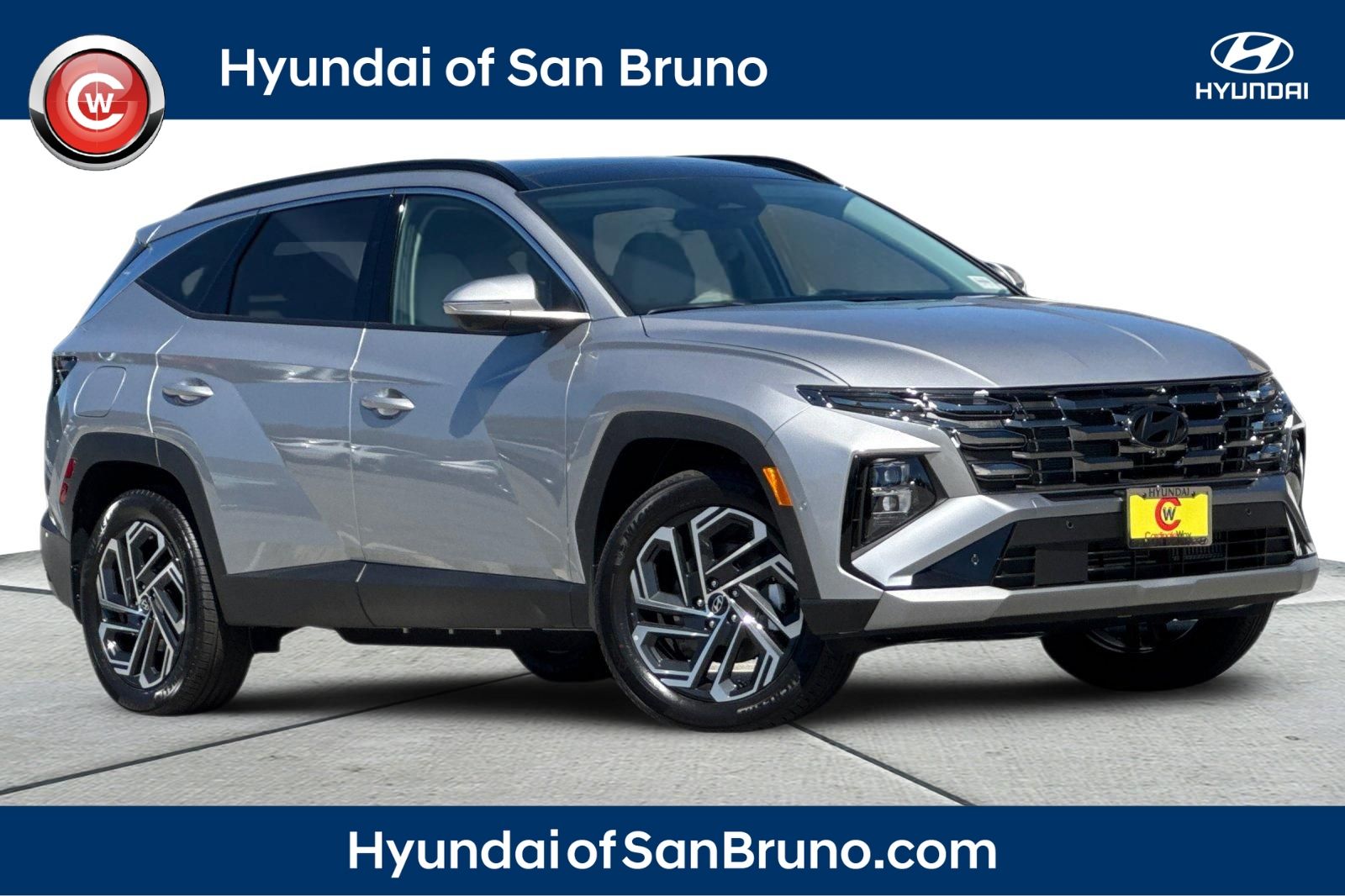 Shimmering Silver 2026 Hyundai Tucson Hybrid Plug-In SUV / Crossover All-Wheel Drive 6-Speed Automatic