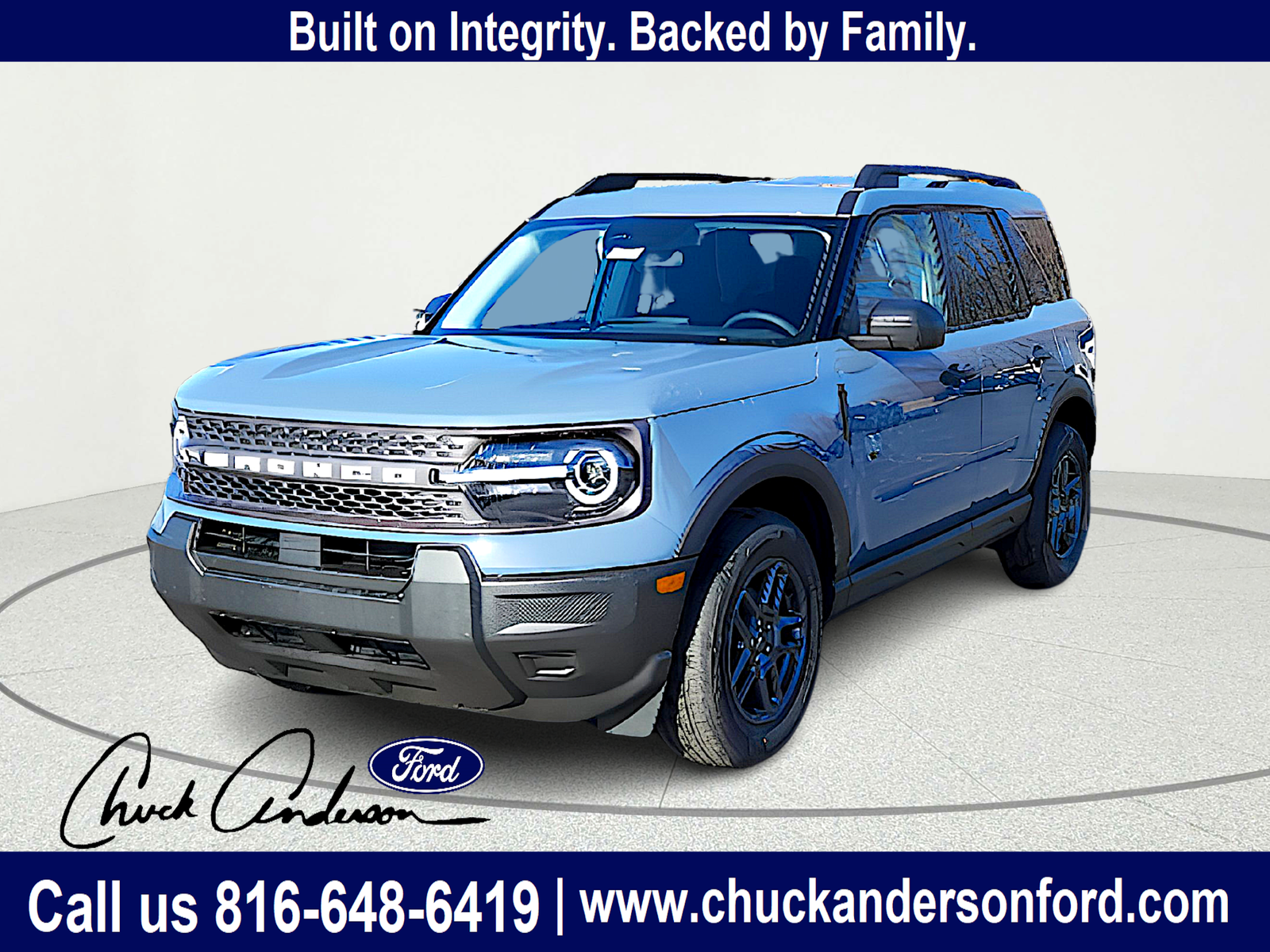 Blue (Azure Gray Metallic) 2025 Ford Bronco Sport SUV / Crossover All-Wheel Drive 8-Speed Automatic