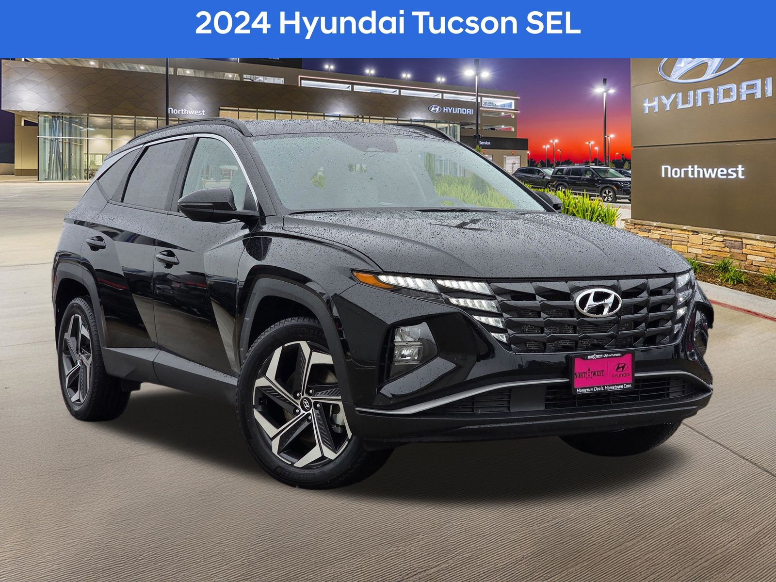 Black Pearl 2024 Hyundai Tucson SUV / Crossover All-Wheel Drive 8-Speed Automatic