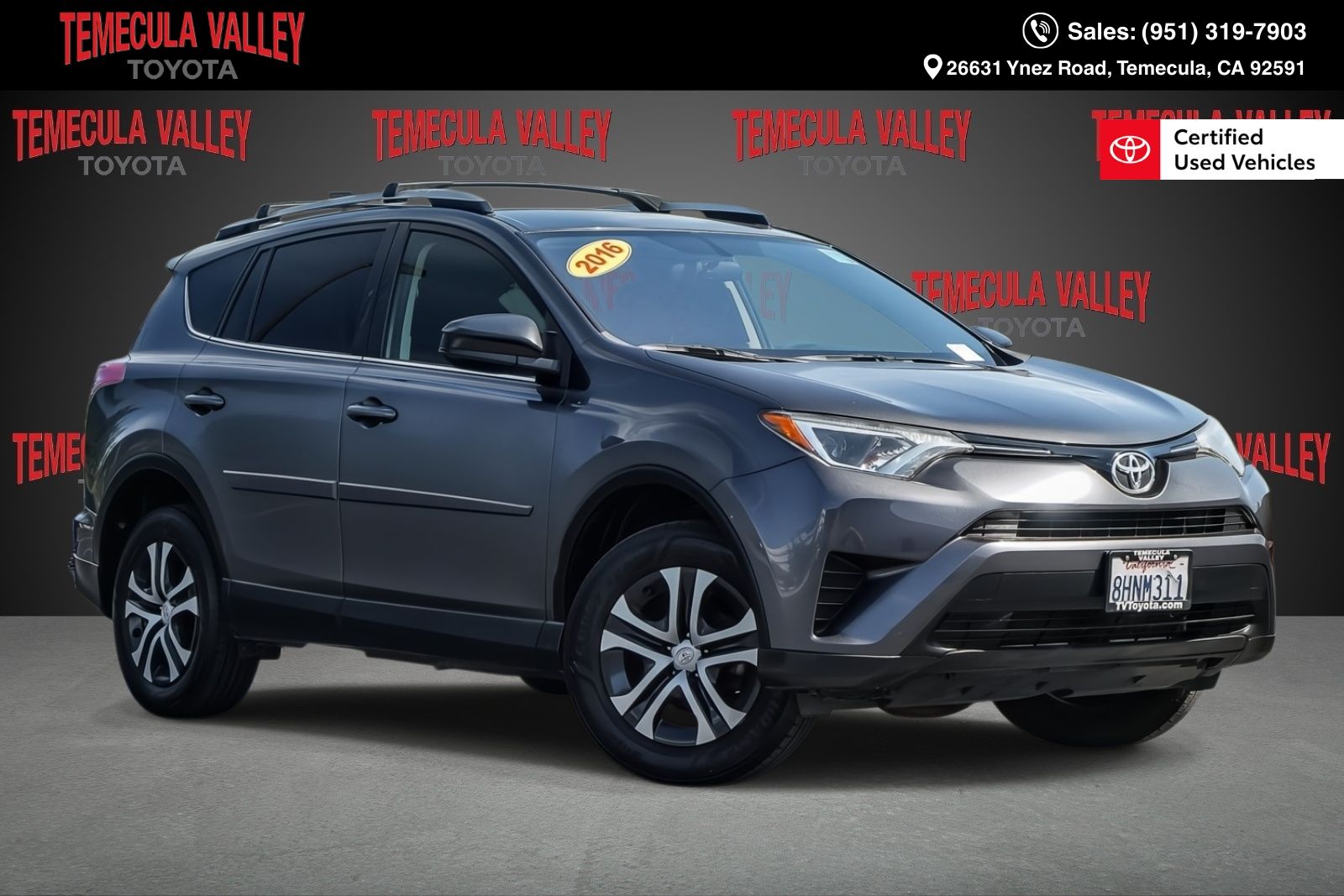 Magnetic Gray Metallic 2016 Toyota RAV4 SUV / Crossover Front-Wheel Drive 6-Speed Automatic