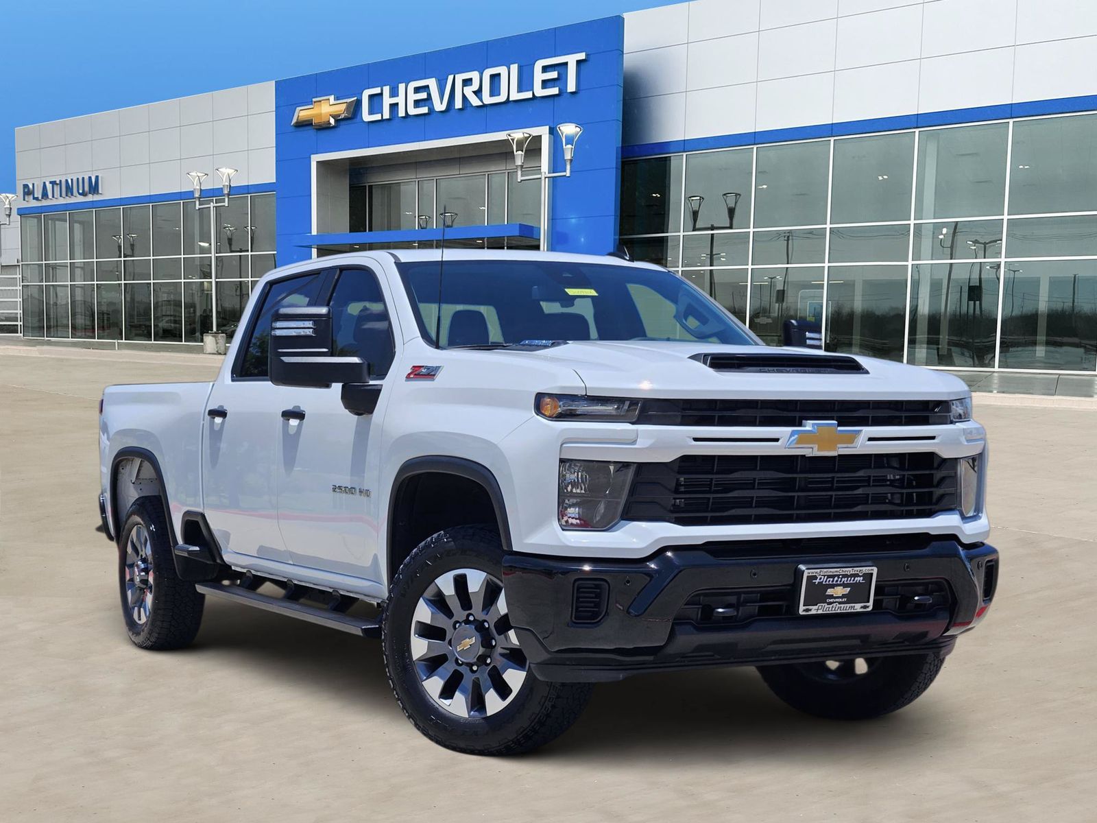 Summit White 2025 Chevrolet Silverado 2500HD Pickup Truck Four-Wheel Drive Automatic