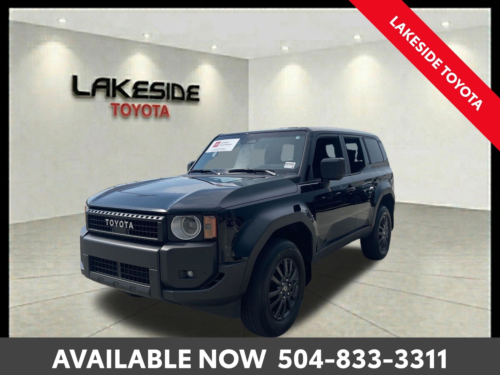Black 2024 Toyota Land Cruiser SUV / Crossover Four-Wheel Drive 8-Speed Automatic