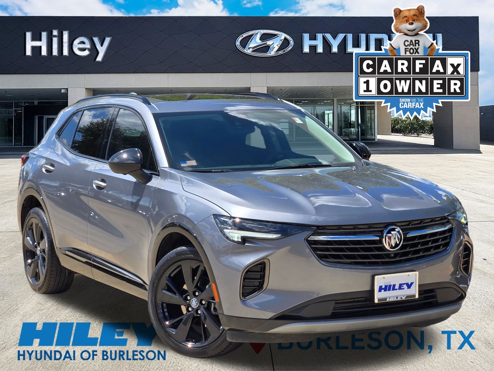 Satin Steel Gray Metallic 2022 Buick Envision SUV / Crossover Front-Wheel Drive 9-Speed Automatic