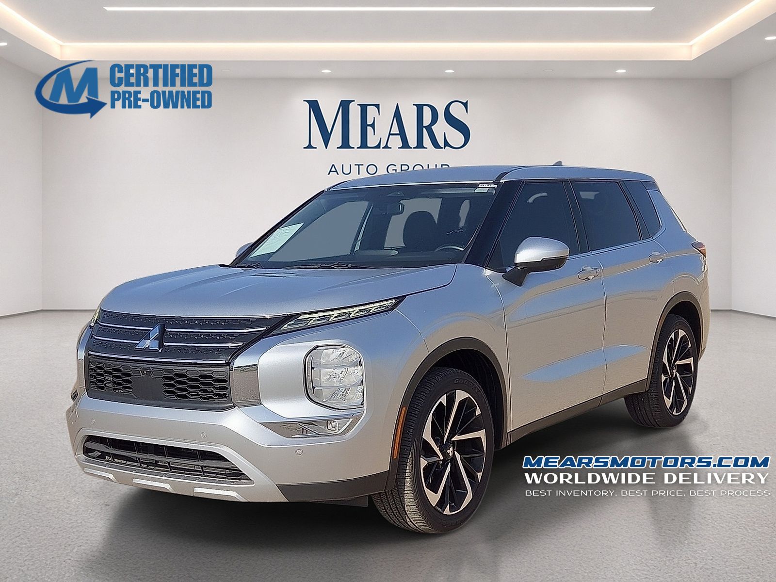 White 2022 Mitsubishi Outlander SUV / Crossover Front-Wheel Drive Continuously Variable Transmission