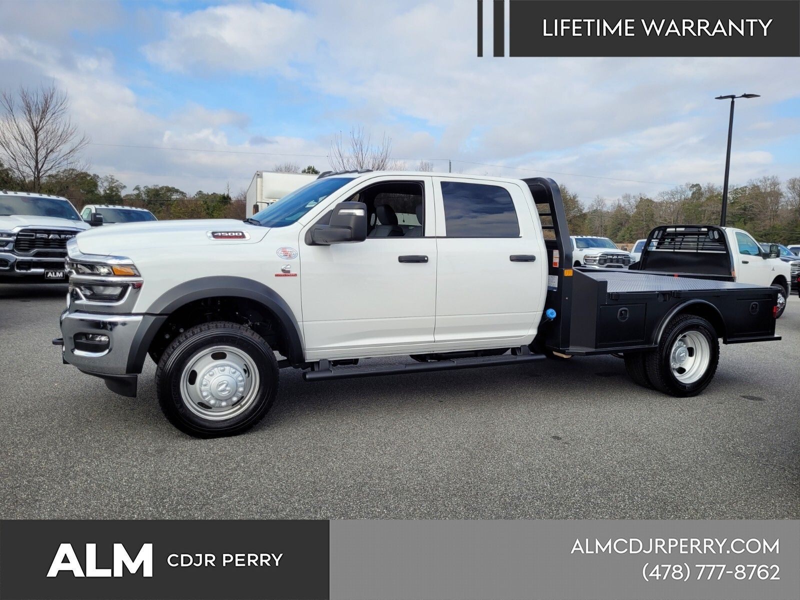 New 2025 Bright White Clearcoat RAM Tradesman image 3
