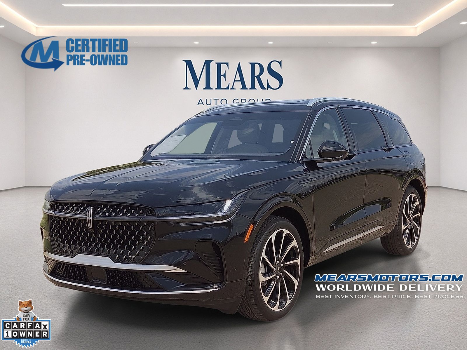 Infinite Black Metallic Clearcoat 2024 Lincoln Nautilus SUV / Crossover All-Wheel Drive Continuously Variable Transmission