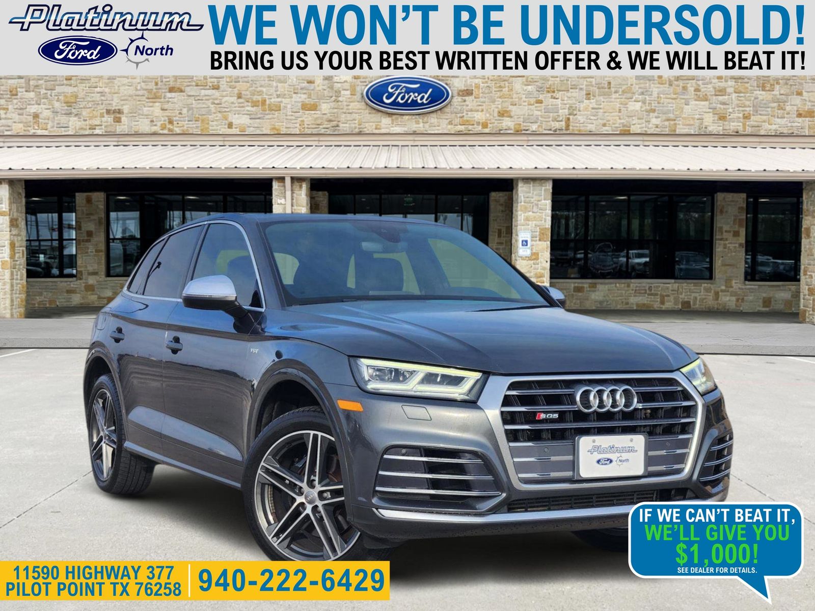 2018 Audi SQ5 3.0T quattro Premium Plus AWD